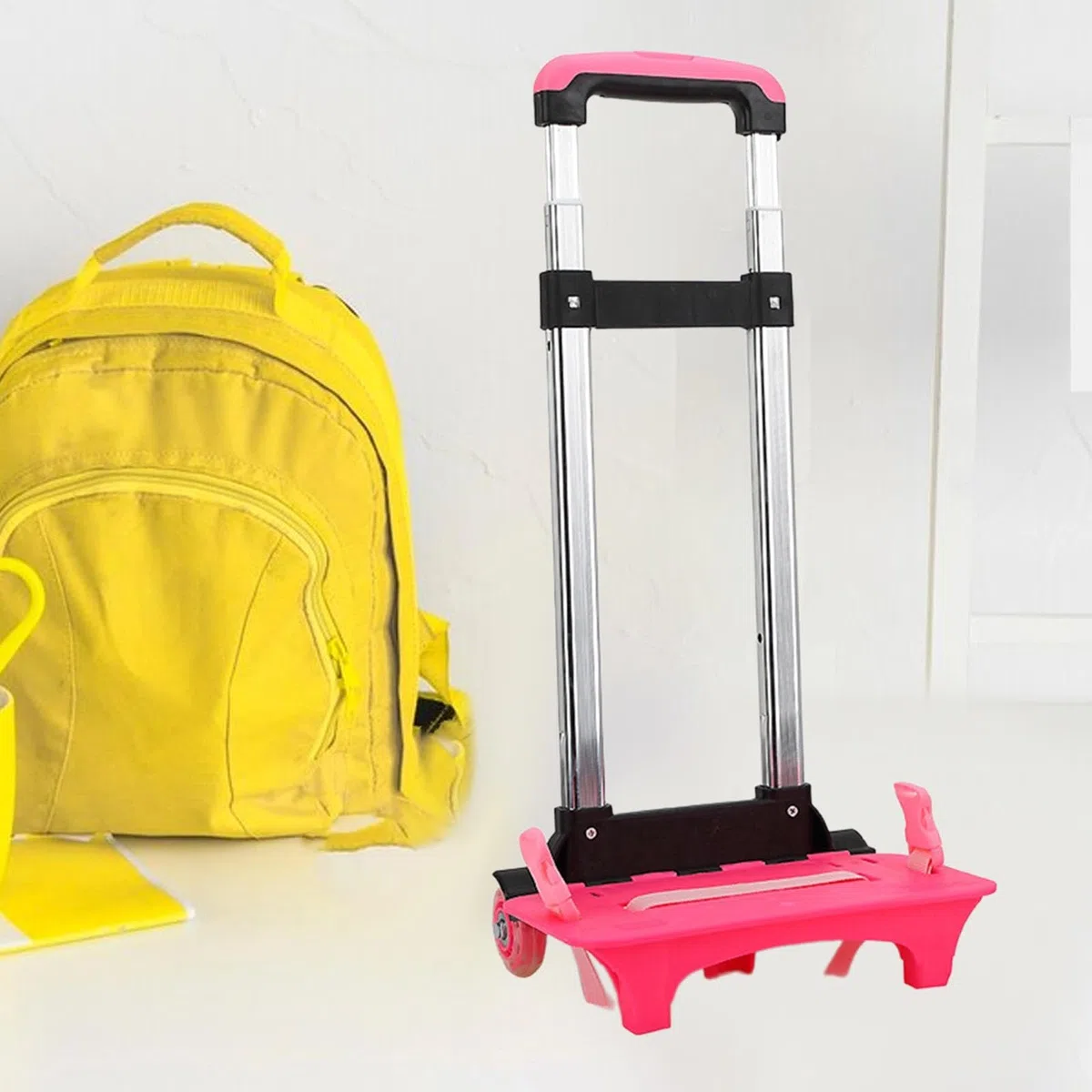Carrello pieghevole per bagagli, carrello a 2 ruote per viaggi, design compatto e portatile per ufficio, campeggio e molto altro, soluzione efficiente per lo spostamento