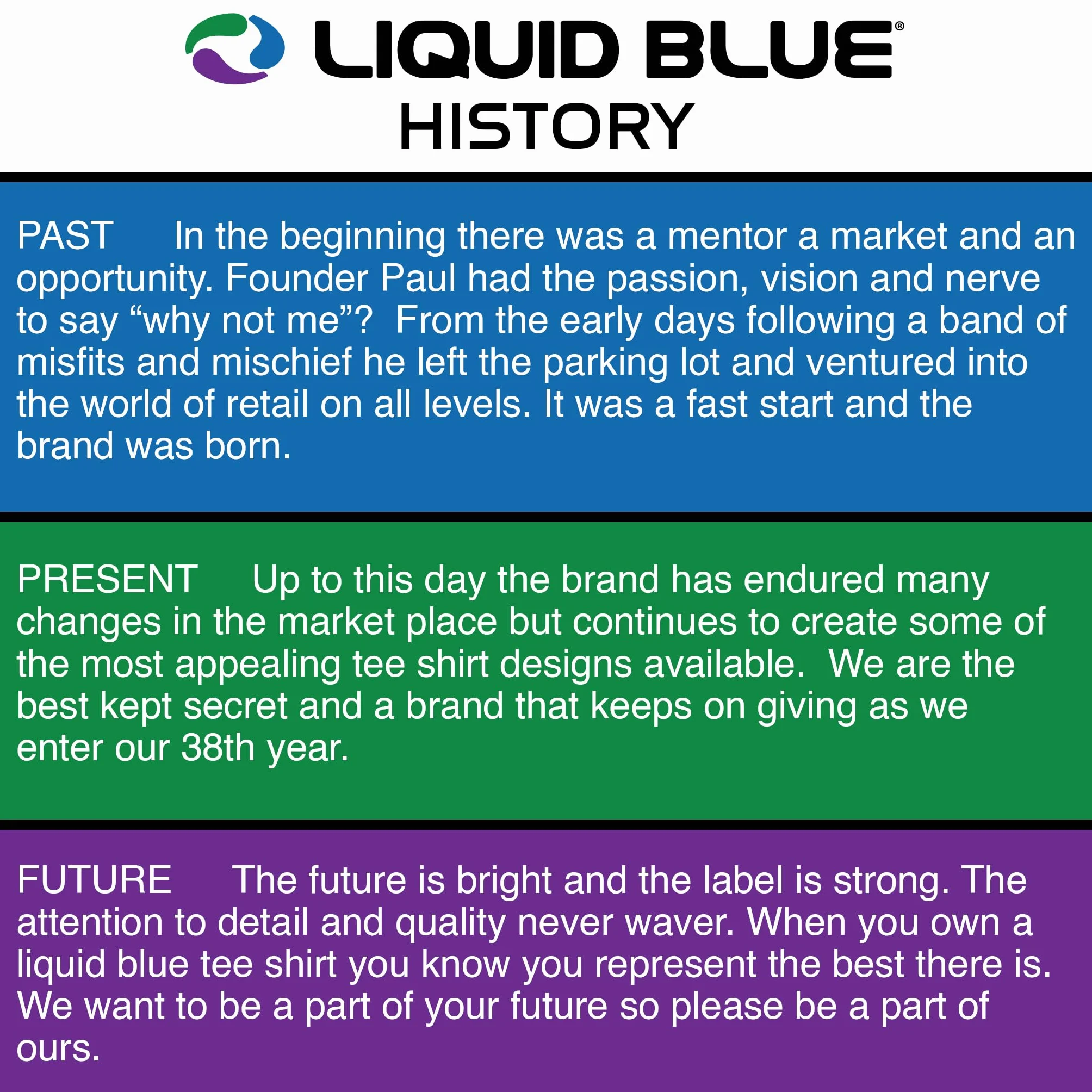 Liquid Blue Plus-Size Good And Evil T-Shirt Uomo