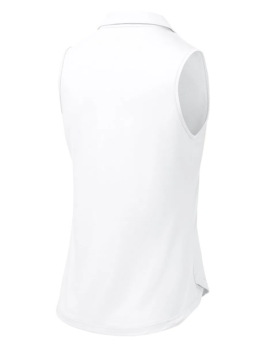 donhobo Maglietta da donna senza maniche, da golf, con scollo a V, UPF 50+, ad asciugatura rapida, leggera, traspirante, estiva