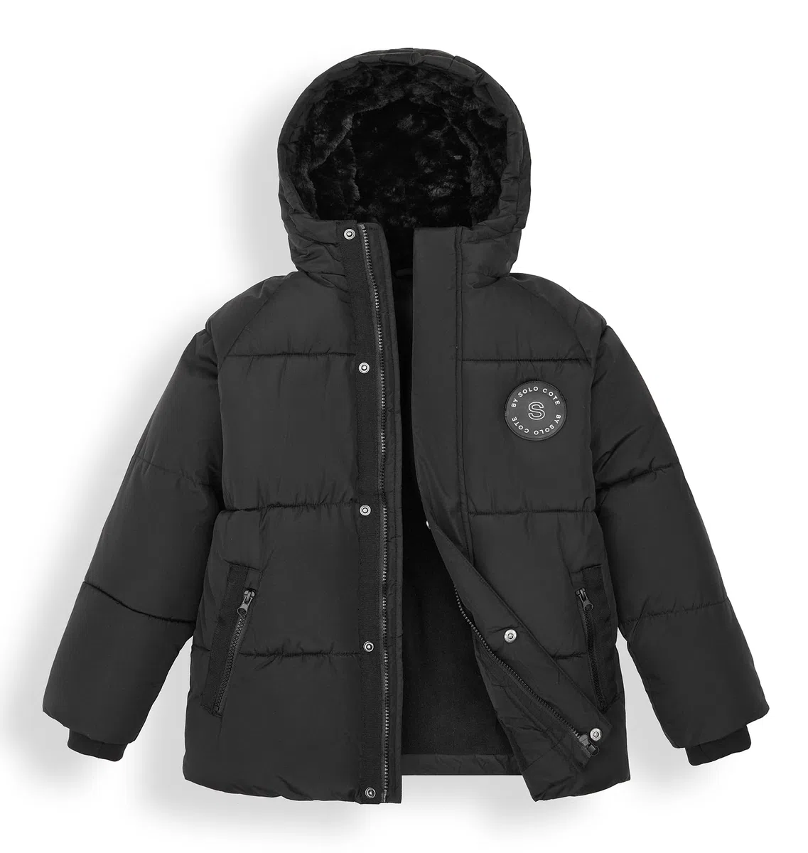 maoo garden Giubbotto Inverno Bambino Piumino Imbottito Pesante Con Rivestimento In Pile Per Ragazzi 8-14 Anni