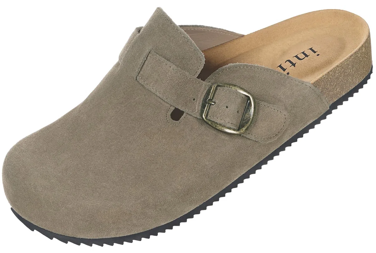 Sabot Donna Ciabatte Uomo Chiuse con Comodo Pantofole in Pelle Scarpe da Giardino Traspirante Sandali Ciabatta 36-46