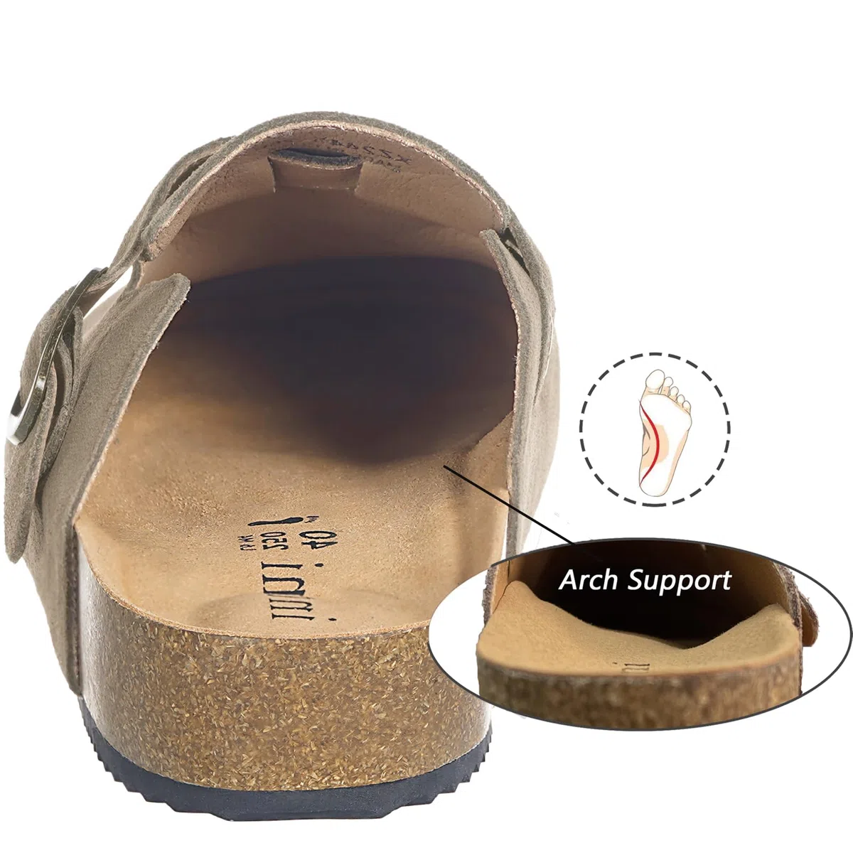 Sabot Donna Ciabatte Uomo Chiuse con Comodo Pantofole in Pelle Scarpe da Giardino Traspirante Sandali Ciabatta 36-46