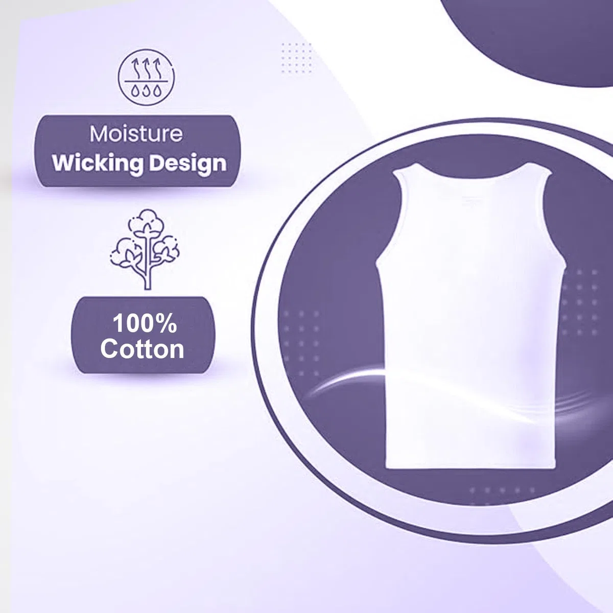 VEARZ Confezione da 3/6 canottiere da uomo, 100% cotone, classiche, aderenti, estive, per adulti, senza maniche, per palestra, allenamento, taglie forti