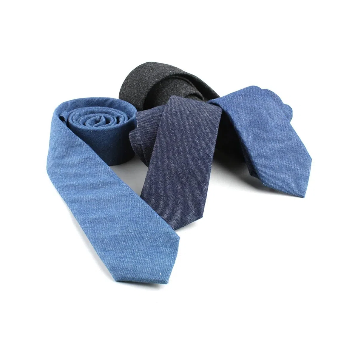 Jeans Cravatte Per Gli Uomini 6 centimetri Skinny Denim Cravatte di Cotone Casual Solido Cravatta Plaid Stretta Gravata Affari Abiti Crav