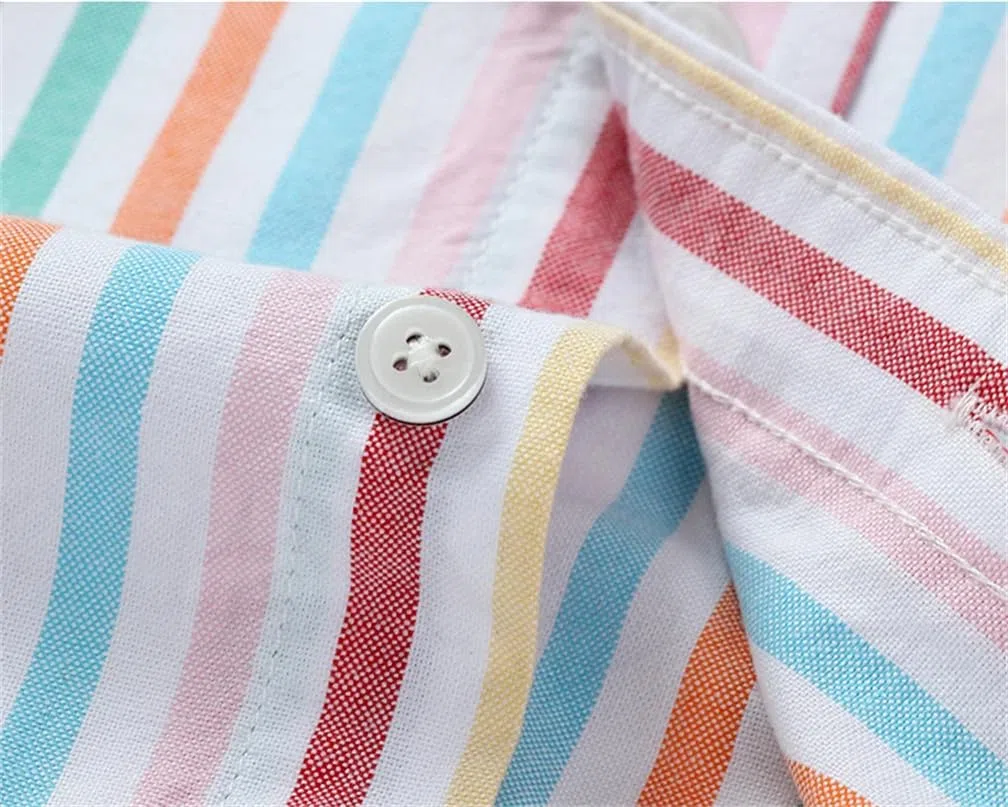Adhdyuud, Camicia da uomo in 100% cotone Oxford, primaverile, casual, per ufficio, vestibilità regolare, manica lunga