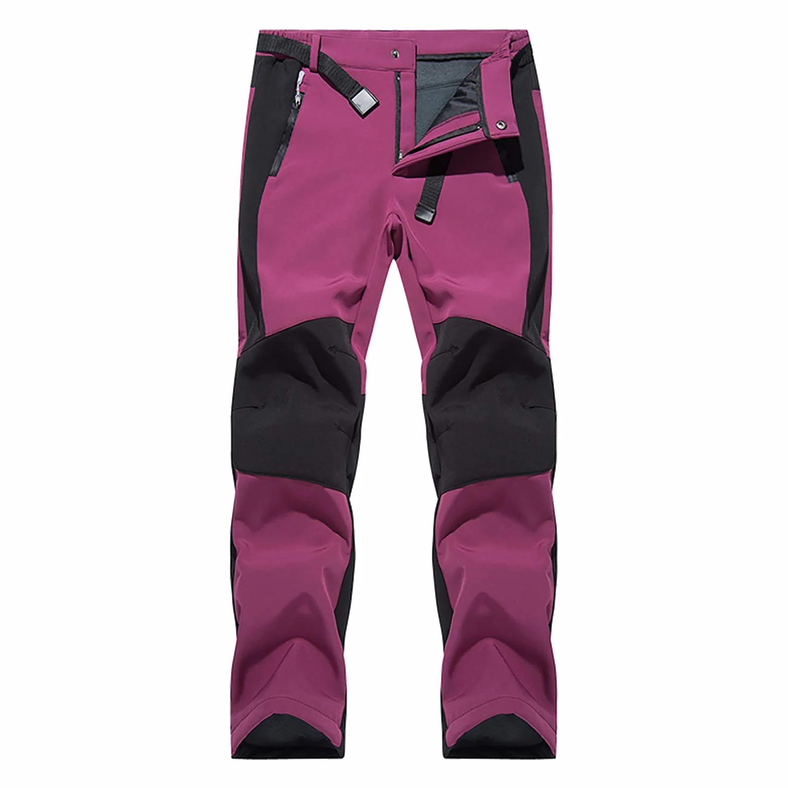 Generisch Pantaloni da trekking da donna, impermeabili, caldi, invernali, imbottiti, da sci, da snowboard, in softshell, antivento, da trekking, per attività all'aria aperta, spessi, da sci, da caccia