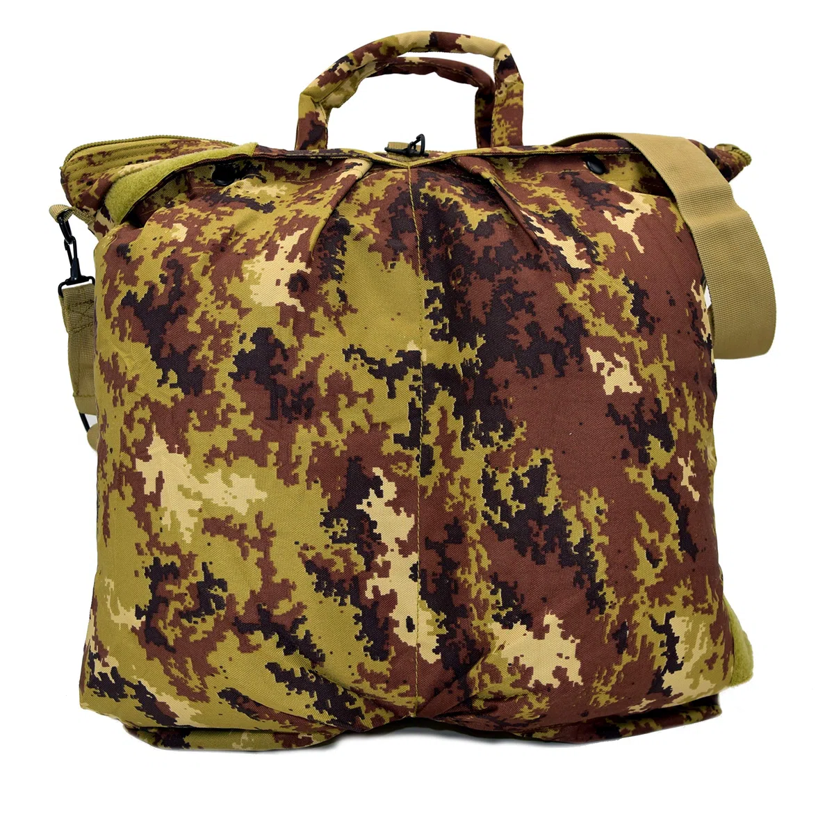 Borsa Porta Casco da Volo Pilota Militare Flight Helmet Bag (Camo VEGETATO)