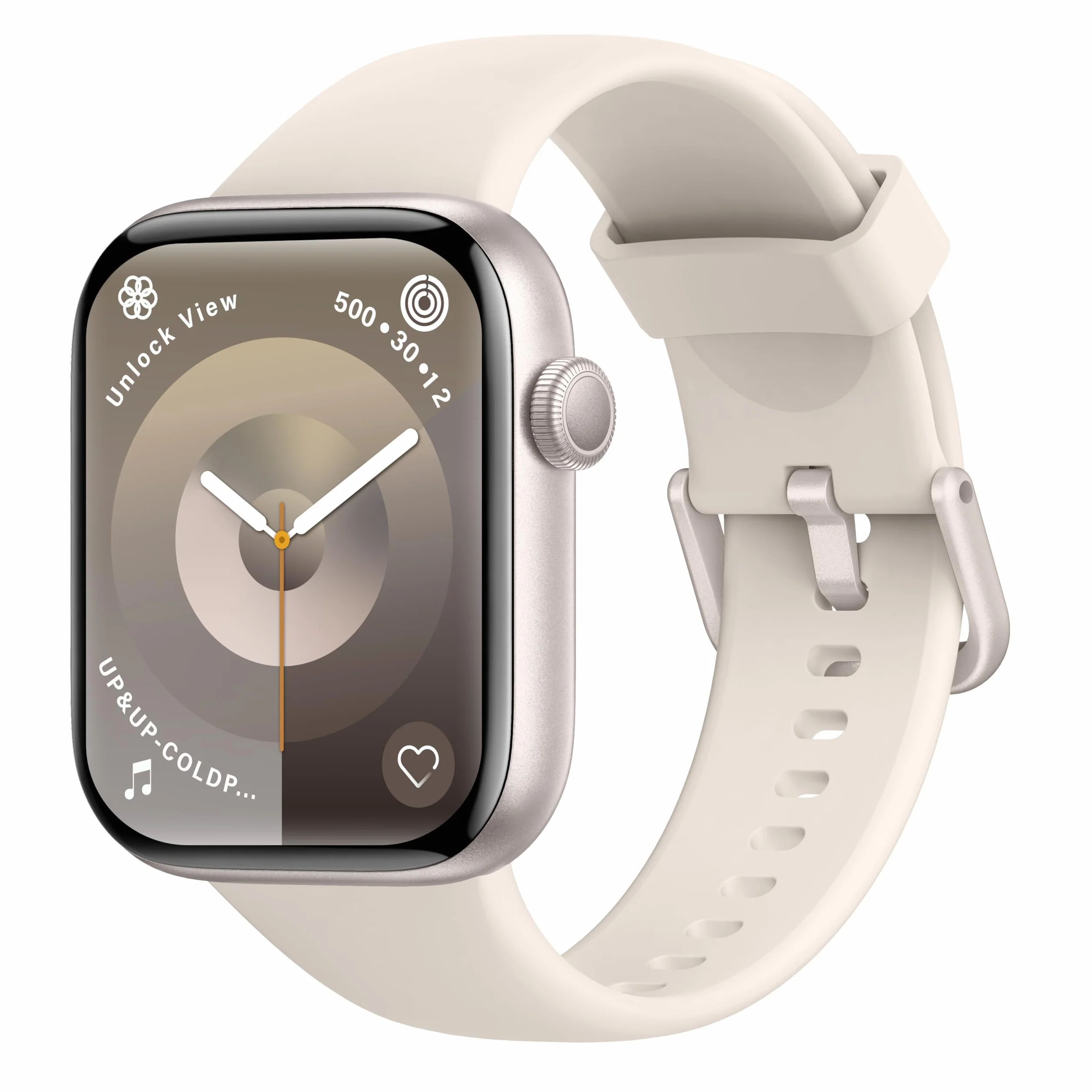 AcclaFit Smartwatch Uomo Donna, 1.85" Full Touch Screen Smartwatch con Effettua/Risposta Chiamate, Fitness Tracker con Pressione Sanguigna e Monitor Sonno, 140+ Sport Step Counter per Android iOS