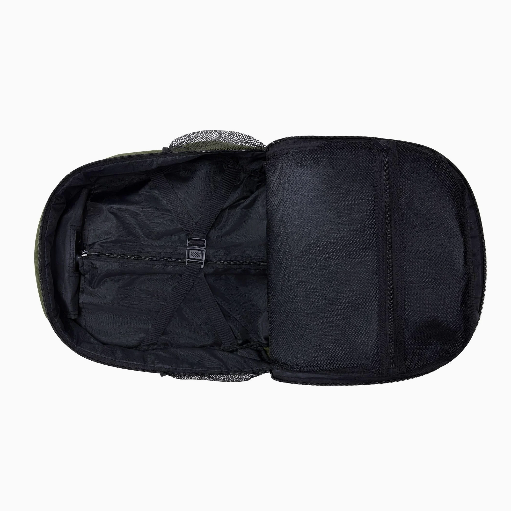 Aircruiser Hybrid 40 x 30 x 20 cm Ryanair Zaino Con Ruote Wizzair Bagaglio a Mano Transavia Zaino da Viaggio Aereo Vueling Carry-On (Verde, 40x30x20 cm - Con Ruote)