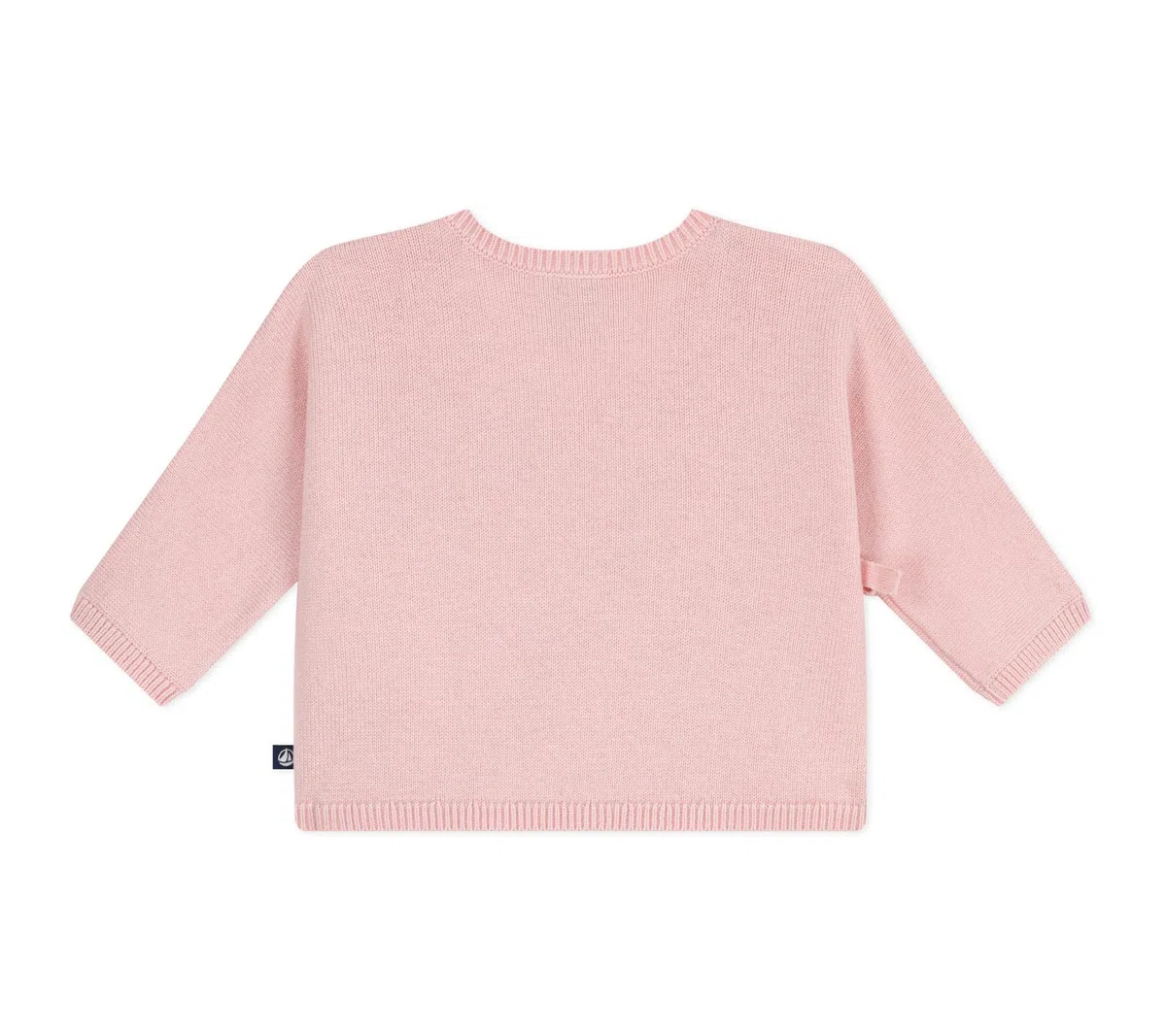 Petit Bateau Reggiseno per Bebè con Cuore Traforato, in Lana e Cotone