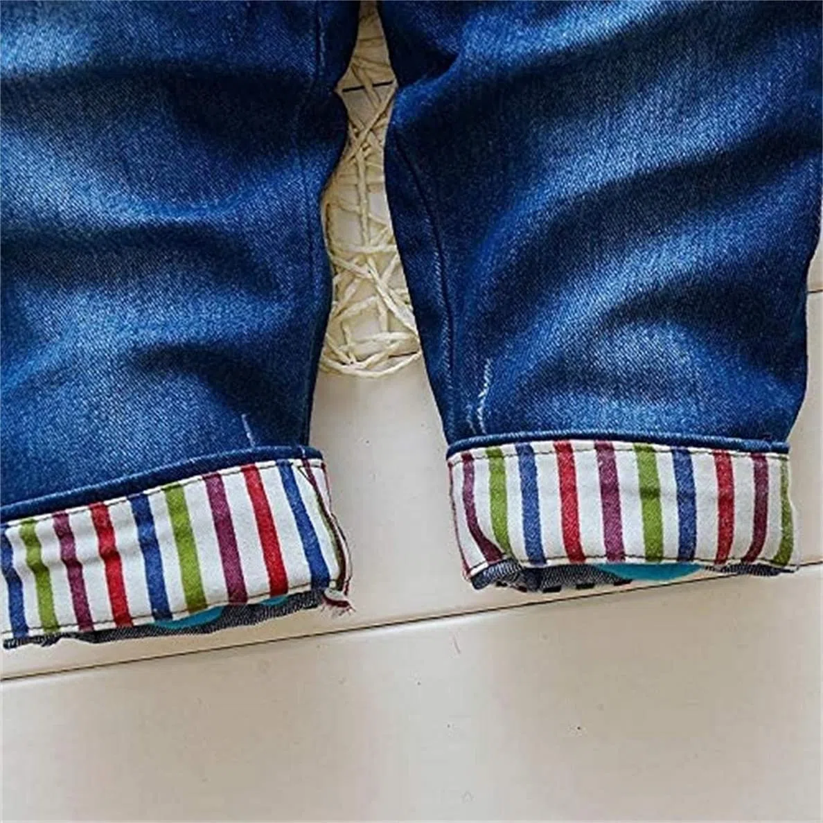 Salopette Jeans Bimbo Bambina Abbigliamento Bambino Tuta Neonata Pantaloni Lunghe Jeans Tuta Blu Denim Pantaloni Lunghe Jumpsuits