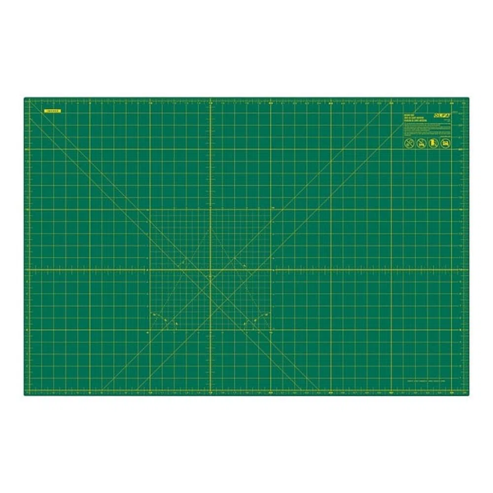 OLFA RM-MG-01 - Tappetino rotante autorigenerante su entrambi i lati, 61 x 91 cm, colore: Verde