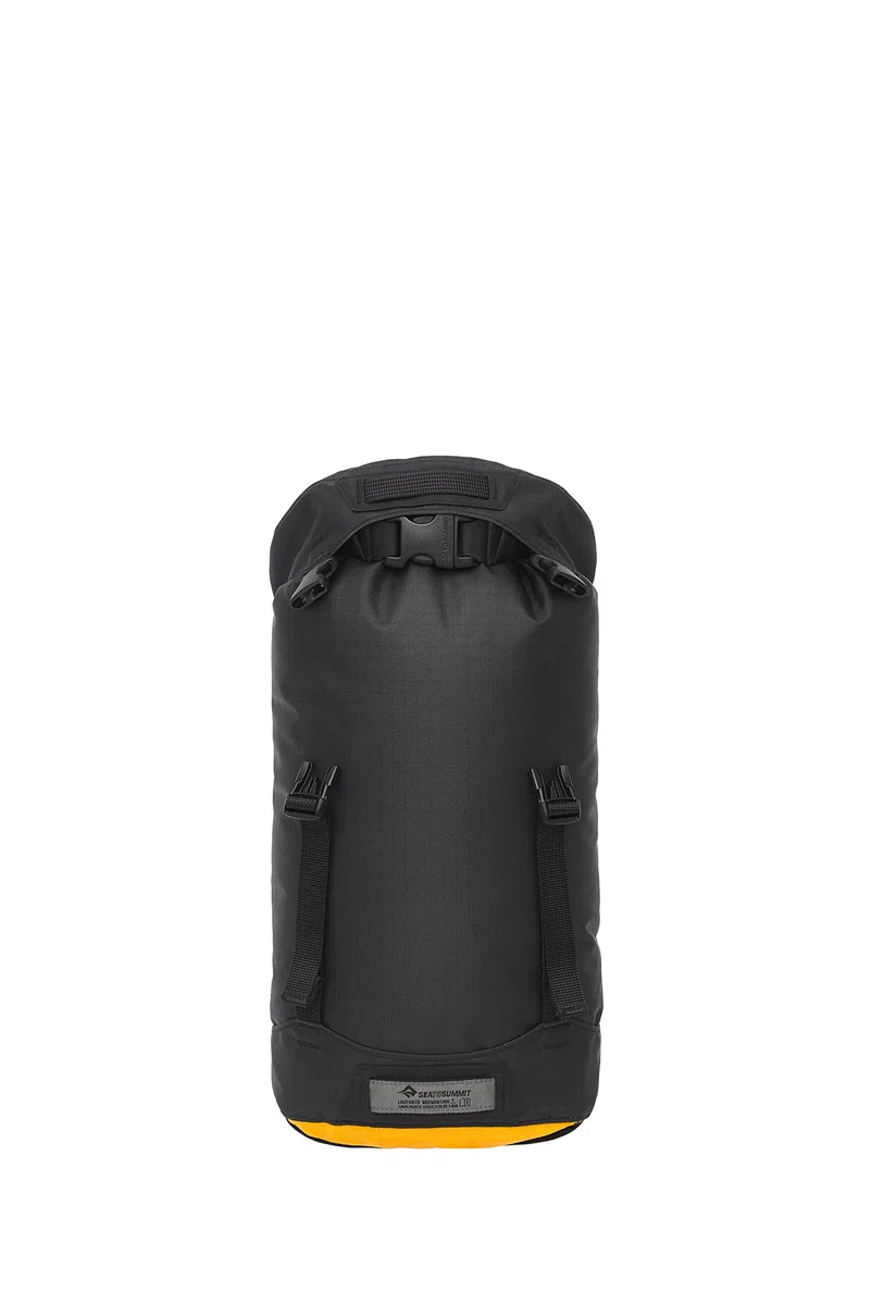 Sea to Summit - Evac Compression Dry Bag HD S 8L - Salvaspazio impermeabile Storage - Roll-Top - Tessuto Cordura resistente - Per zaino in spalla e kayak - 19,8 x 16,5 x 37,5 cm - Nero corvino - 220 g