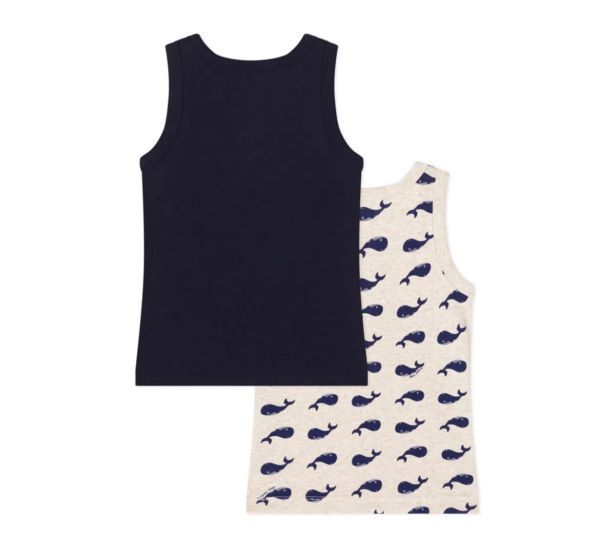 Petit Bateau A0dag Canotte Bambini e Ragazzi (Pacco da 2)