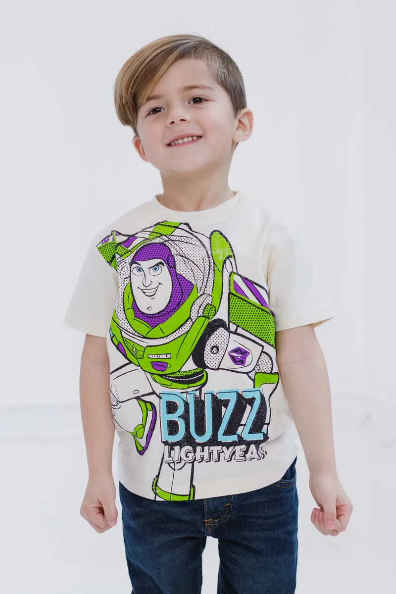 Disney T Shirt T Shirt Bambino | Lightning McQueen T-Shirt Ragazzo | Auto Maglietta Bambino | Maglietta da 2 Pezzi | Grafica Disney Pixar vivace, morbido misto cotone, maniche lunghe o corte, girocollo