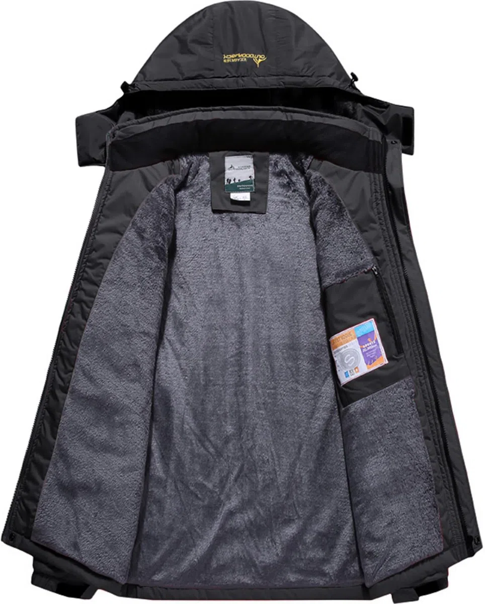 BenBoy Donna Giacca da Sci Impermeabile Giacca invernale Antivento Cappotto con Pile Caldo con Cappuccio Escursionismo Montagna Cappotto da Snowboard