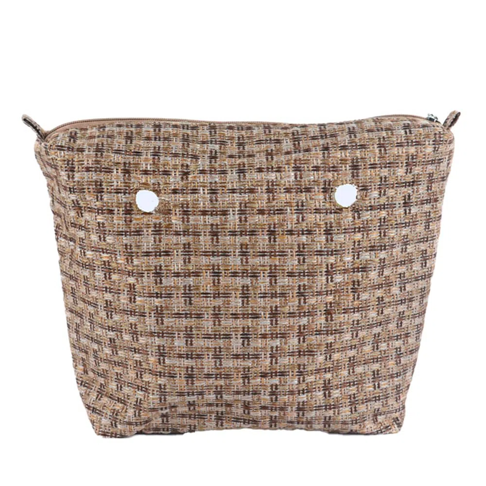 nuovo 1 Pc Classico Mini Lino Organizer Tessuto Panno Interno Fodera Inserto per Obag Standard O bag Borsa Accessorio (Modello 3,Mini)