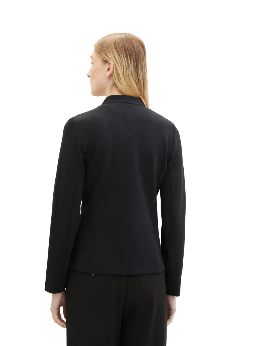 Tom Tailor 1043867 Cosy Blazer con Tasche Donna