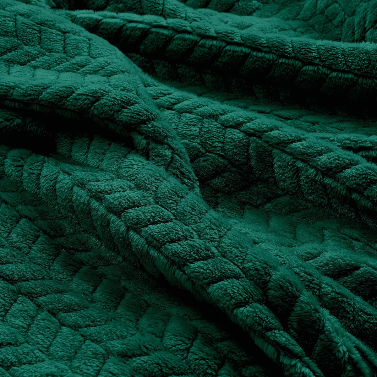 EverSnug Coperta da viaggio di alta qualità, morbida coperta 2 in 1, con federa morbida, custodia per bagaglio a mano e clip per zaino (verde foresta)
