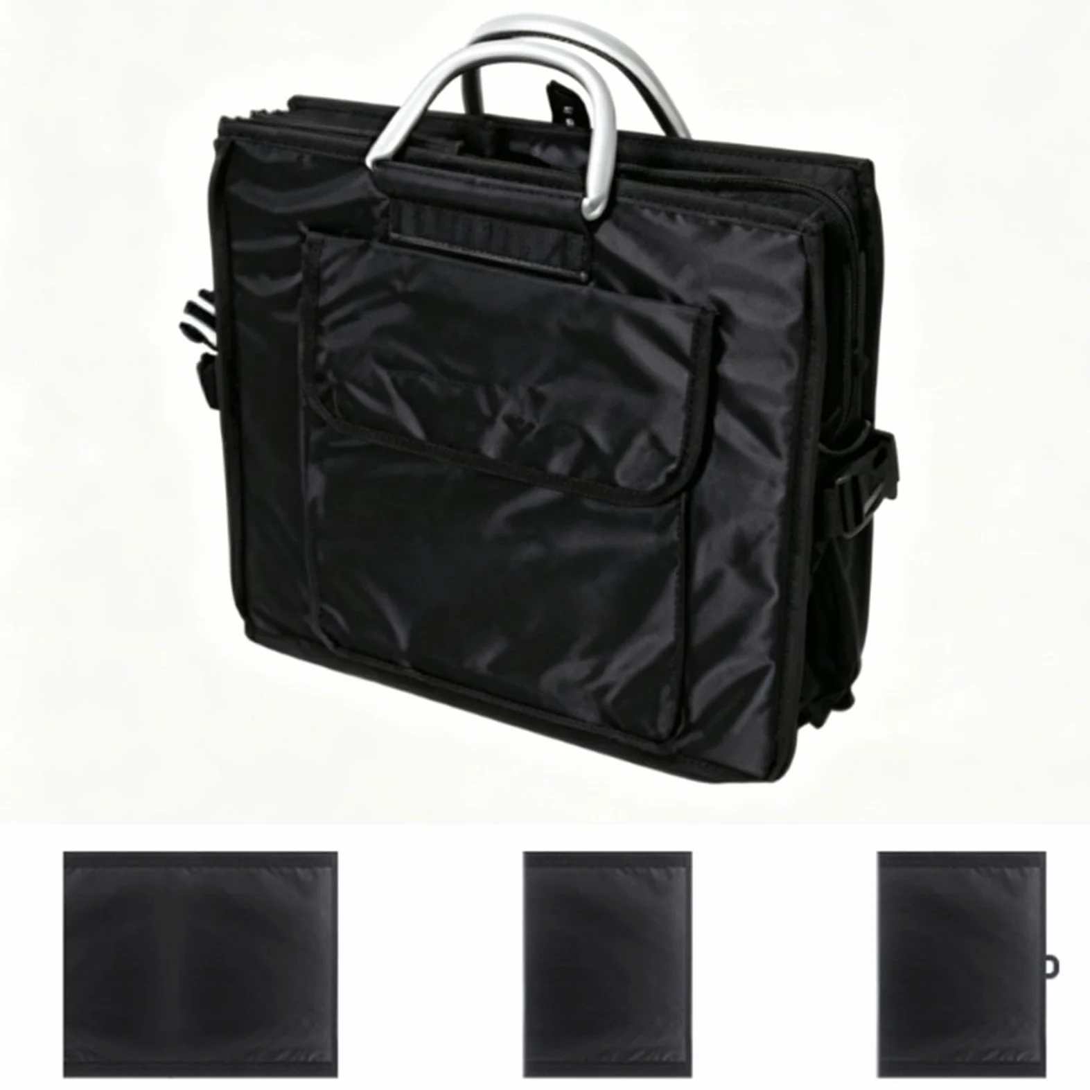Karlak Organizzatore per Bagagliaio di Un'auto, Contenitore Pieghevole di Grande capacità per Camion SUV, Berline, Tessuto Oxford 600D, 57x33,5x29 Cm (Nero 55 litri)