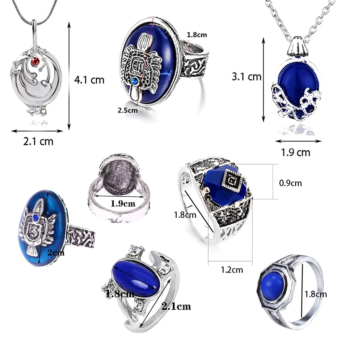 12 pz The Vampire Jewelry Elena Gilbert Apertura Verbena Medaglione Collana Vintage Damon Stefan Salvatore Sole Famiglia Anelli con adesivi