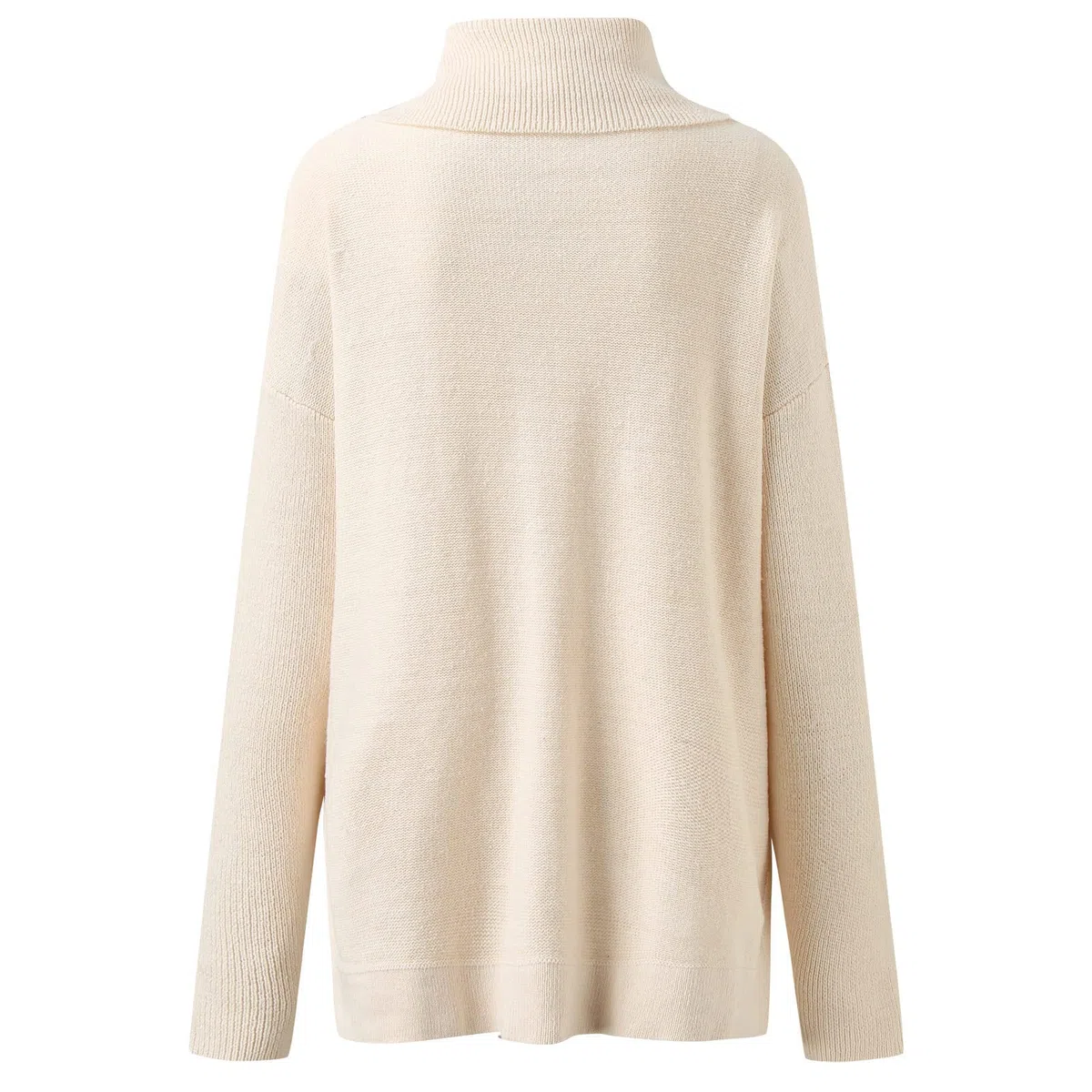 Maglioni da donna a collo alto con maniche a pipistrello sciolto oversize maglioni a maglia grossa per donna felpa tinta unita