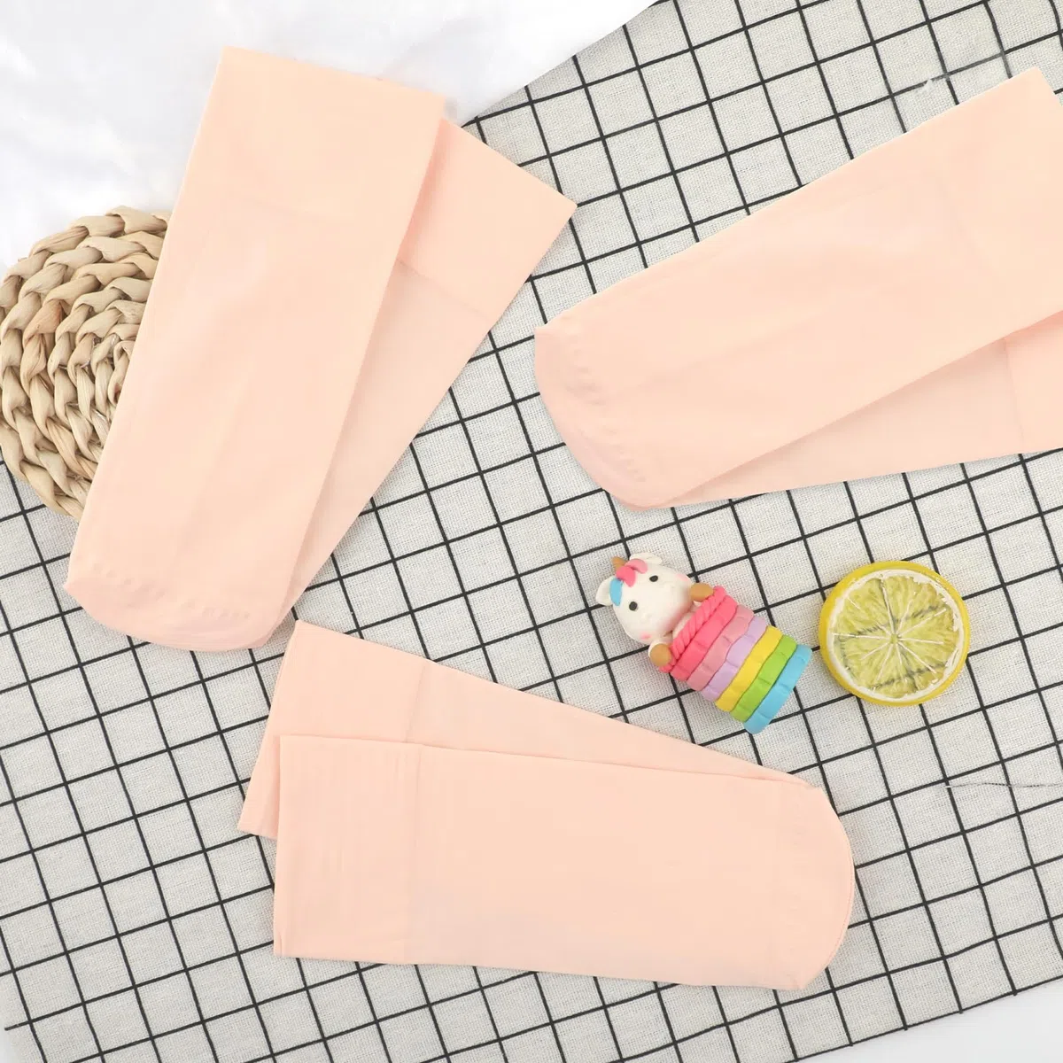 Maxmoc Calze da Ballo per Ragazze, 3 Paia di Calze da Ballo Senza Cuciture, Morbide e Traspiranti per Balletto, Jazz, Yoga, Ginnastica (6 UK Bambino-3.5 UK)