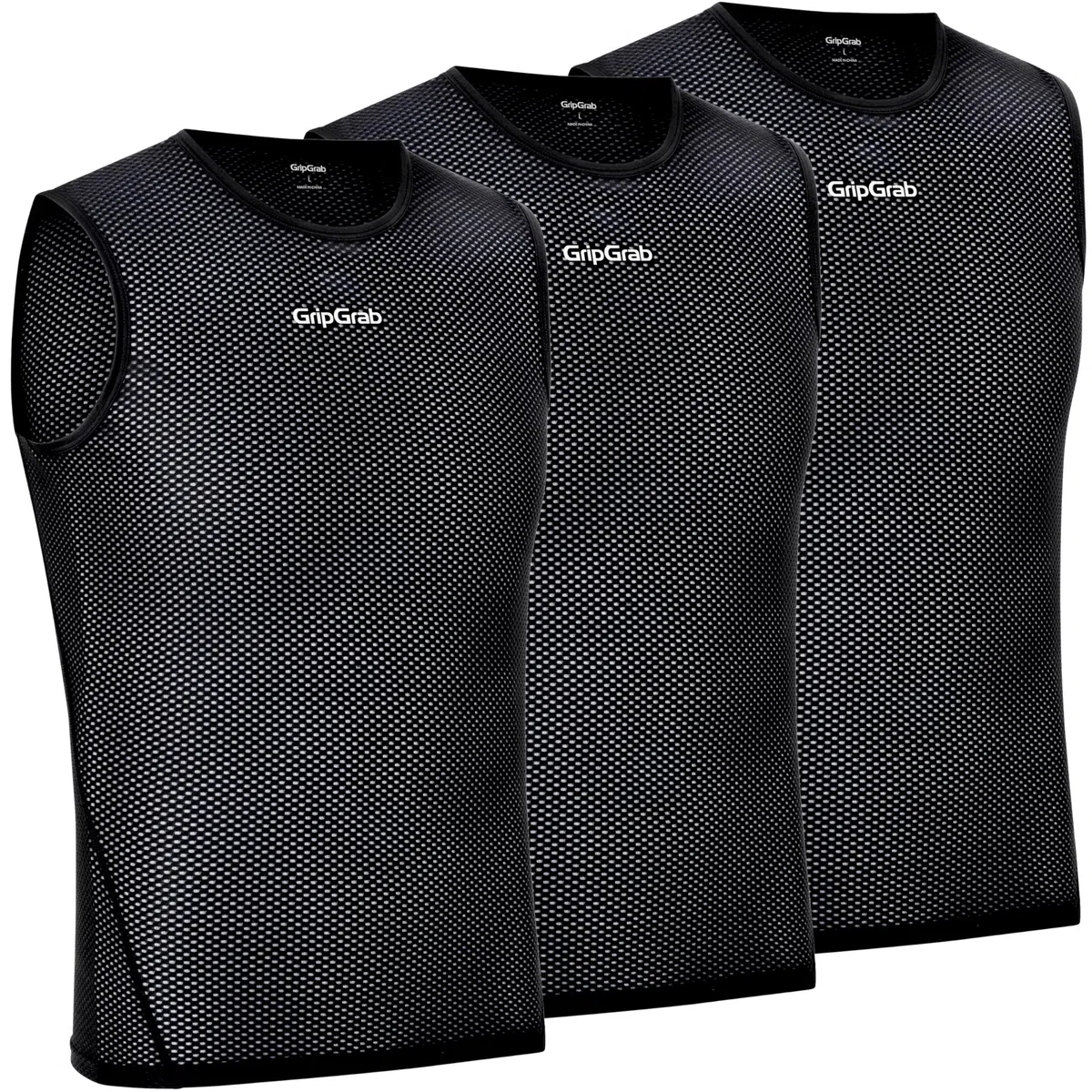 GripGrab Maglia Intima Ciclismo Ultralight Smanicata Mesh Base Layer Canotta Bici Intimo Ciclismo Uomo Estivo Singolo e Set