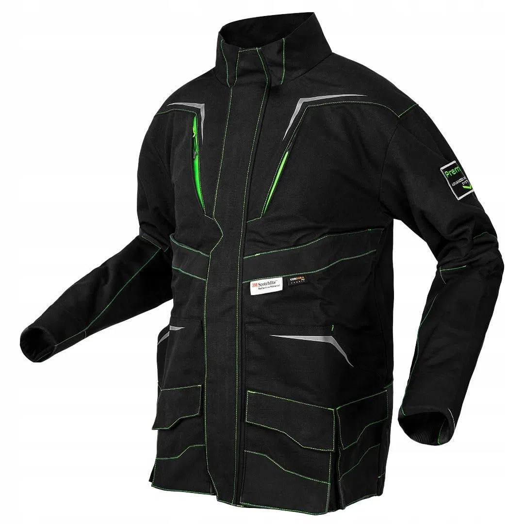NEO TOOLS Abbigliamento da lavoro: set tuta da lavoro con pantaloni e giacca da lavoro, set di abbigliamento da lavoro per meccanici, abbigliamento da lavoro set salopette resistenti molte tasche