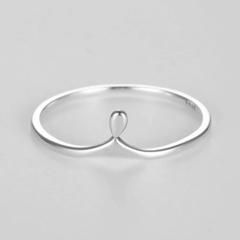 S925 Anelli geometrici per donna Gioielleria regalo di compleanno Migliore amica