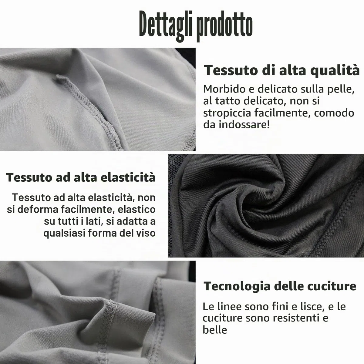 Cuffia da Ciclismo Bandana Sportivo Estivo Traspirante per Uomo e Donna
