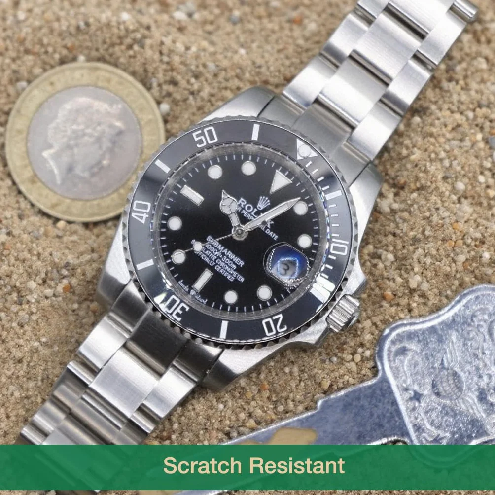 Jubilee N 336933/34/35/38 - Pellicola protettiva per Sky-Dweller, 42 mm, confezione da 2 | Pelle trasparente, copertura completa, adesivo per la protezione dello schermo dell'orologio