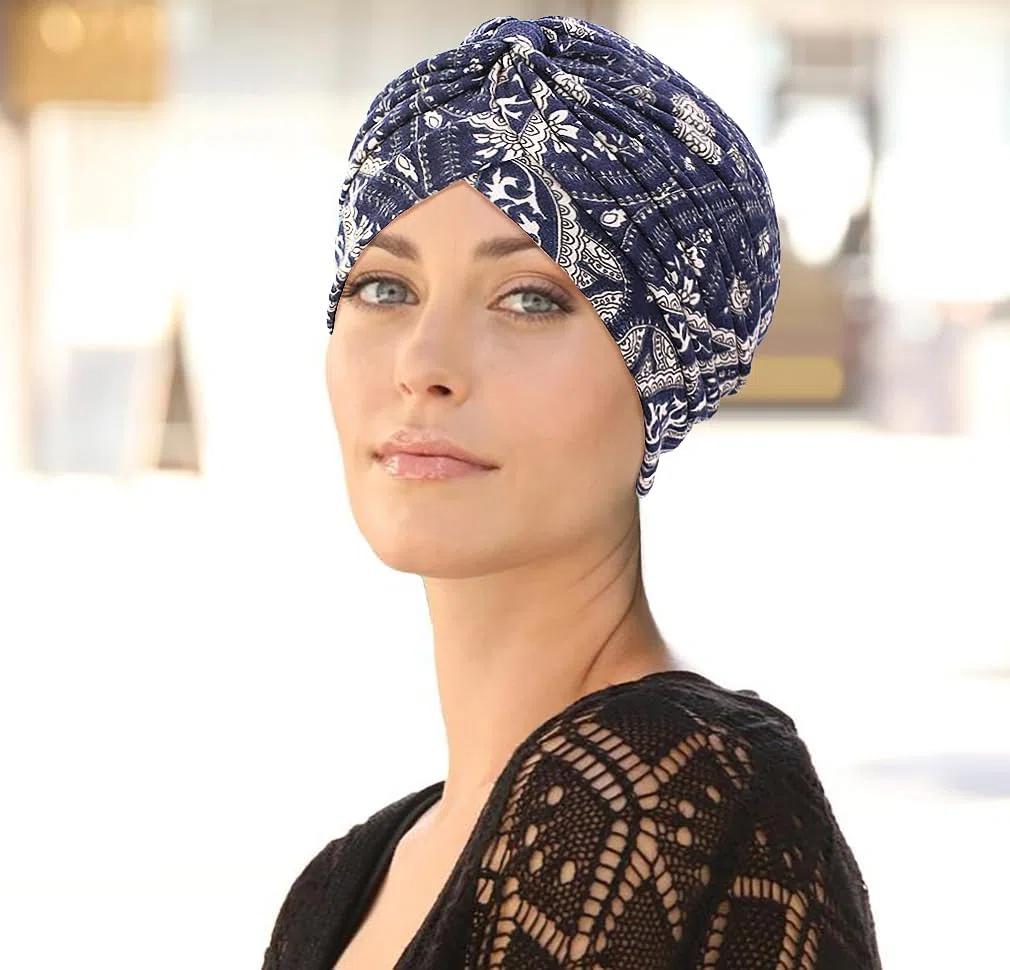 Turbante da donna, per chemioterapia, per la perdita dei capelli