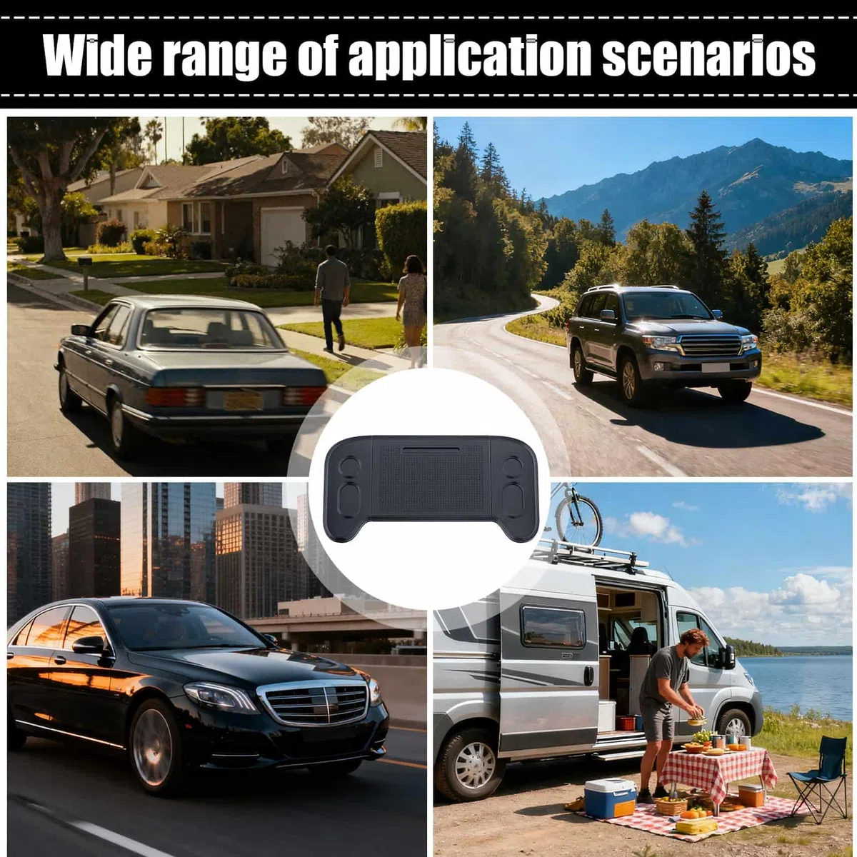 Tavolo da Volante Accessorio Auto Piegevole | Supporto Per Laptop Da Volante Per Guidatori Viaggi Pendolari Campeggio SUV Auto