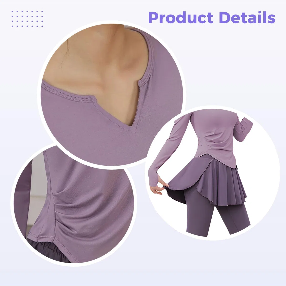 Set da allenamento da donna, 3 pezzi, per yoga, da donna, top senza maniche e maniche lunghe, XXL per 61-68 kg, misto poliestere traspirante
