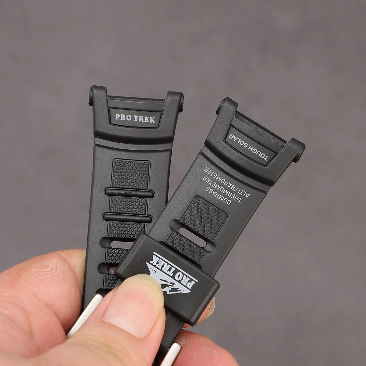 Cinturino di ricambio in resina da 18 mm per Casio Protrek PRG-130-1V | PRW-1500-1V | PRW-1500J-1- Adatto per uomini e donne, accessorio per orologio
