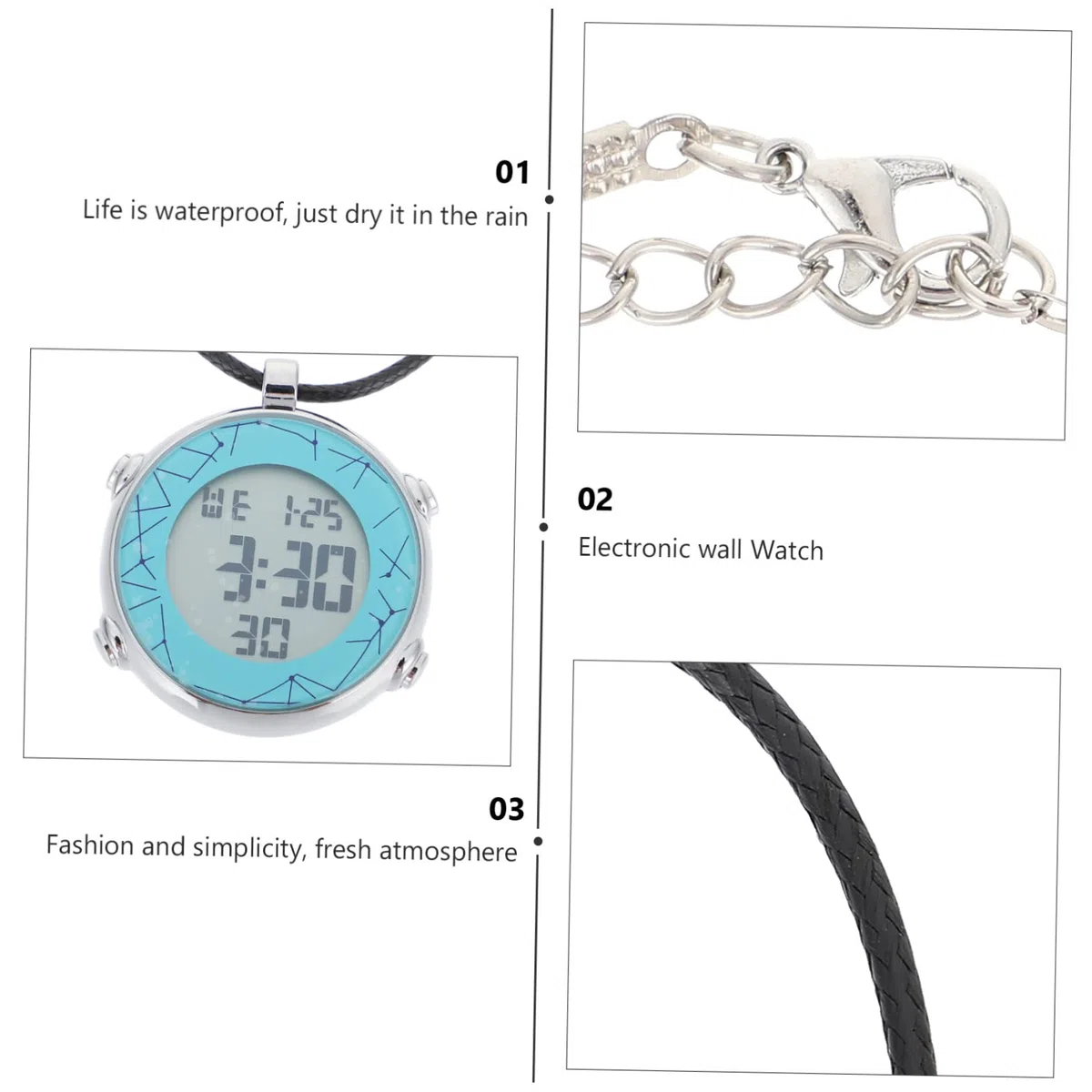 Abaodam Orologio Da Tasca Sportivo Cronometro Orologio Elettronico Timer Collana Orologio Da Tasca Elettronico Cronometri Per