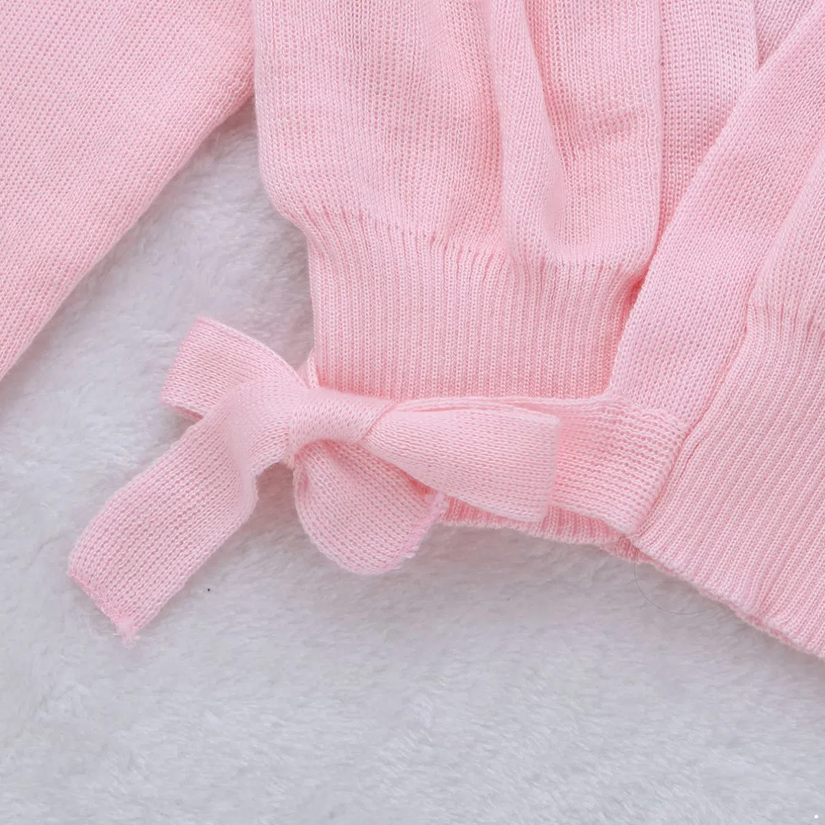 inhzoy Top da Danza Classica Bambina Cardigan Maglioncino a Manica Lunga Coprispalla Maglioni Lavato a Mano Top da Ginnastica Scaldacuore Ballerina Jazz Danza Moderna