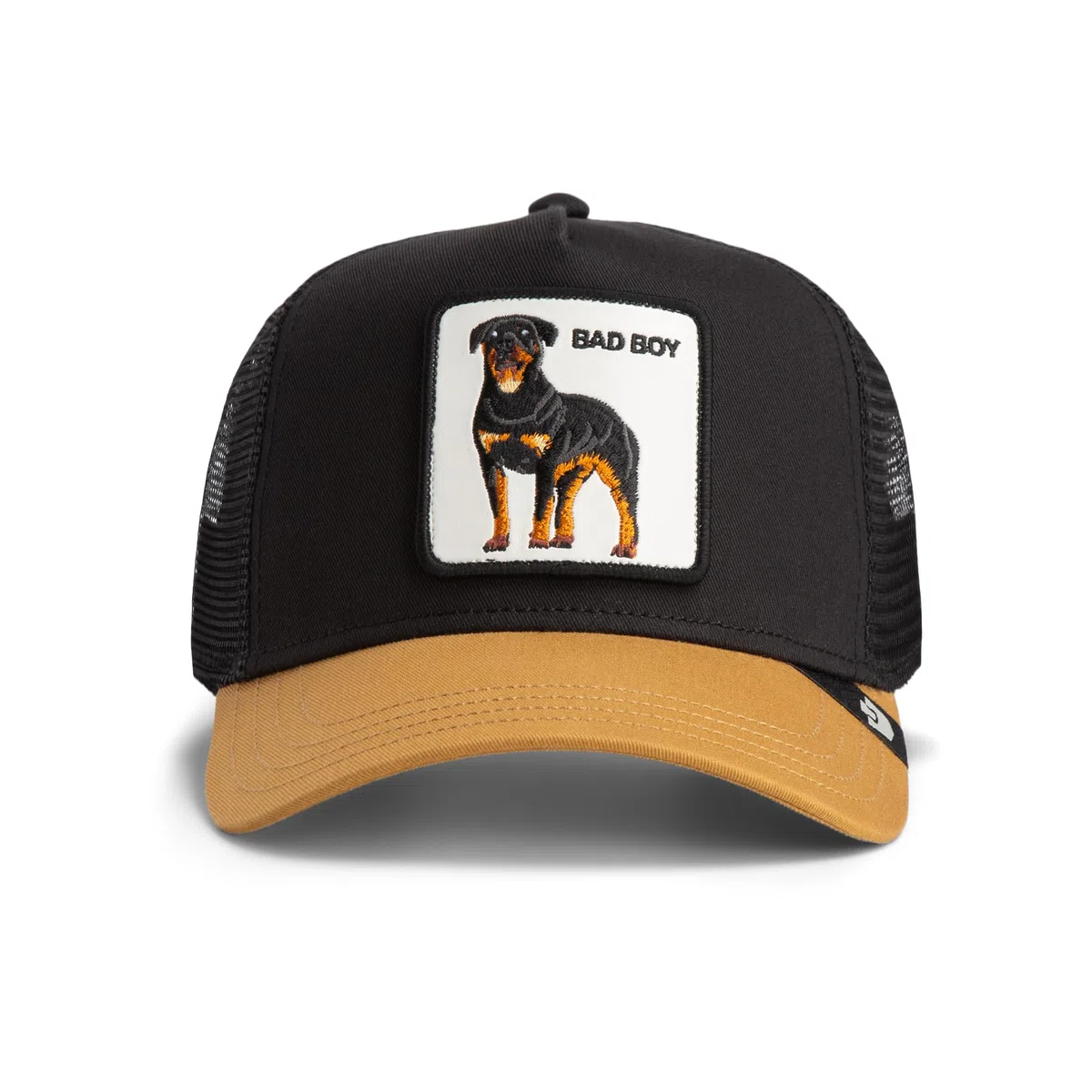 Goorin Bros. Cappello Bad Boy Trucker cap Misto Poliestere Nero/Giallo Unisex
