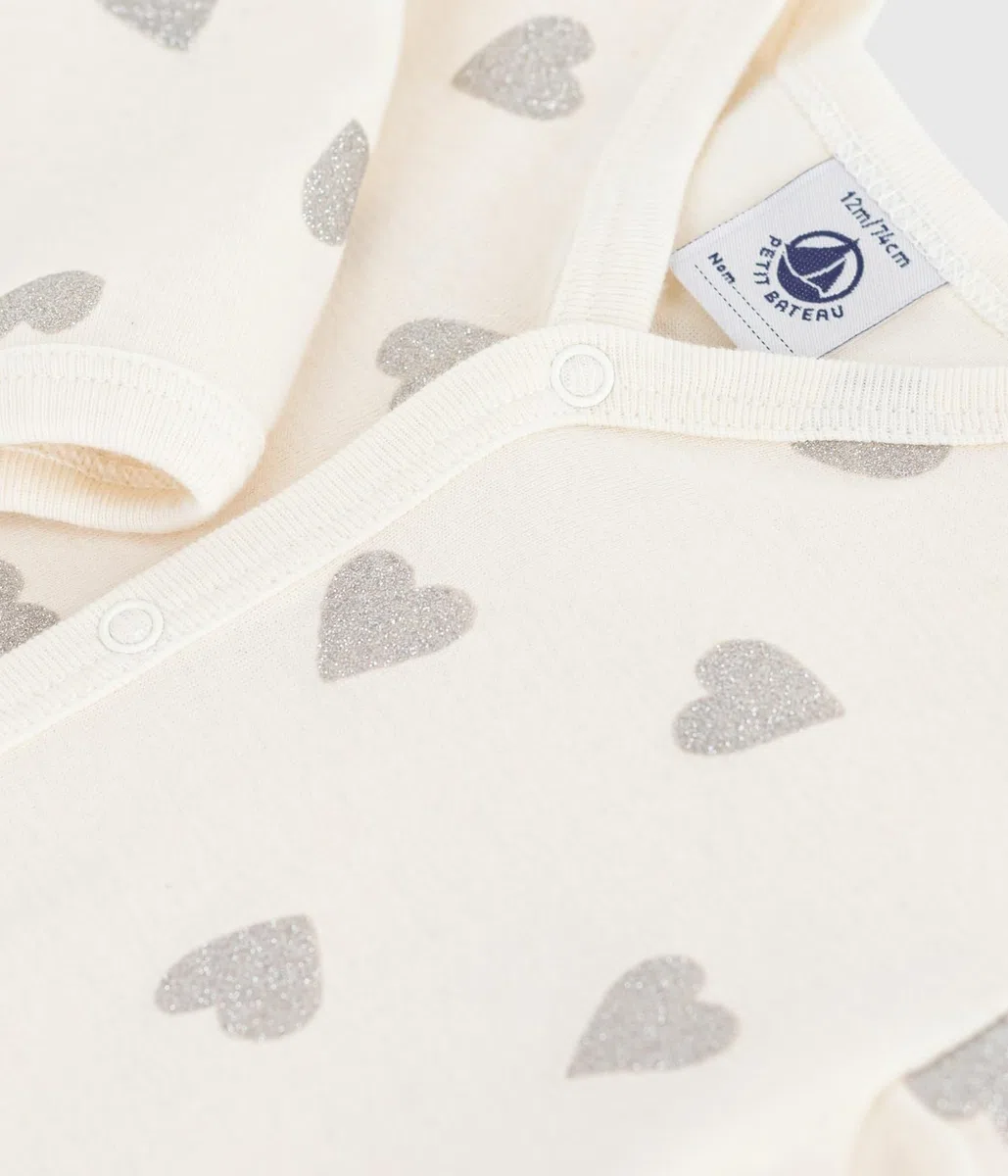 Petit Bateau Pyjama Bébé Sans Pieds En Coton Imprimé A0e8303 Abbigliamento Notte Bimba 0-24 (Pacco da 1)