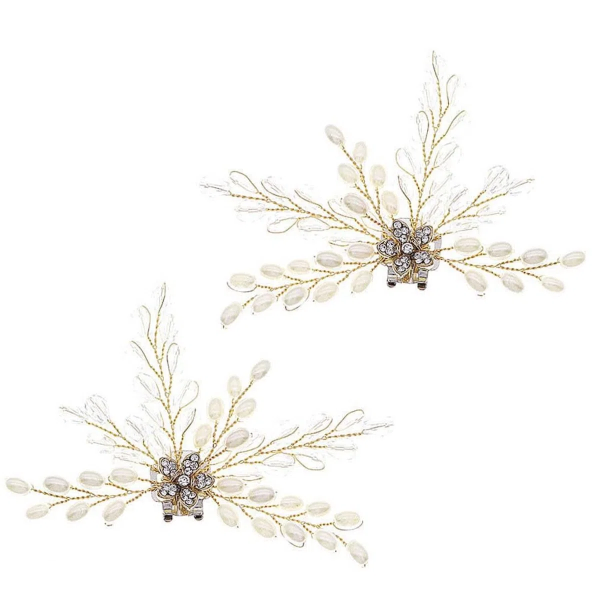 SOIMISS 3paia Eleganti Fibbia Per Scarpe Con Perle Decorativa Fibbia Rimovibile Per Scarpe Sposa Accessorio Di Stile Per Cerimonie e Eventi