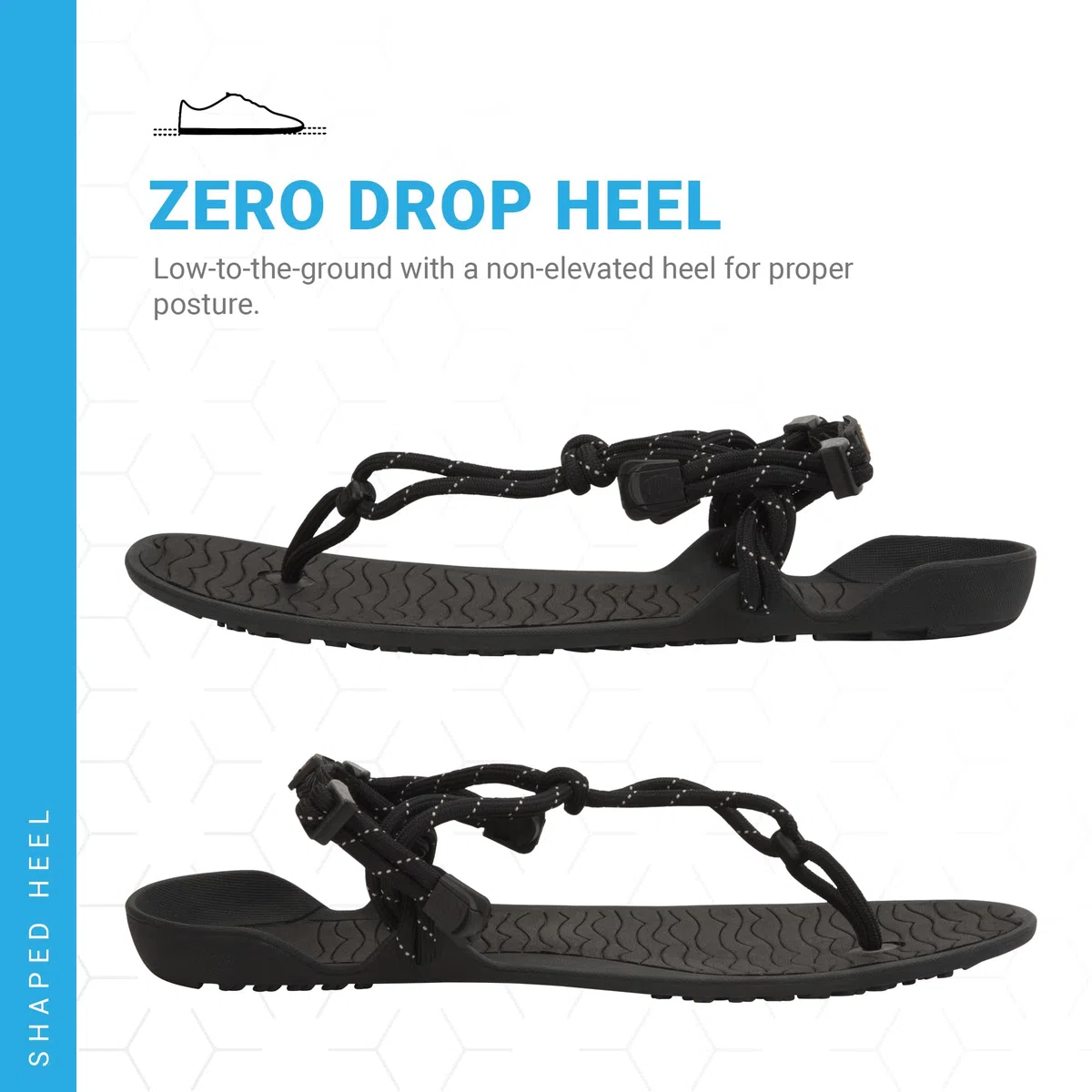 Xero Shoes Aqua Cloud - Sandali da uomo con suola extra antiscivolo