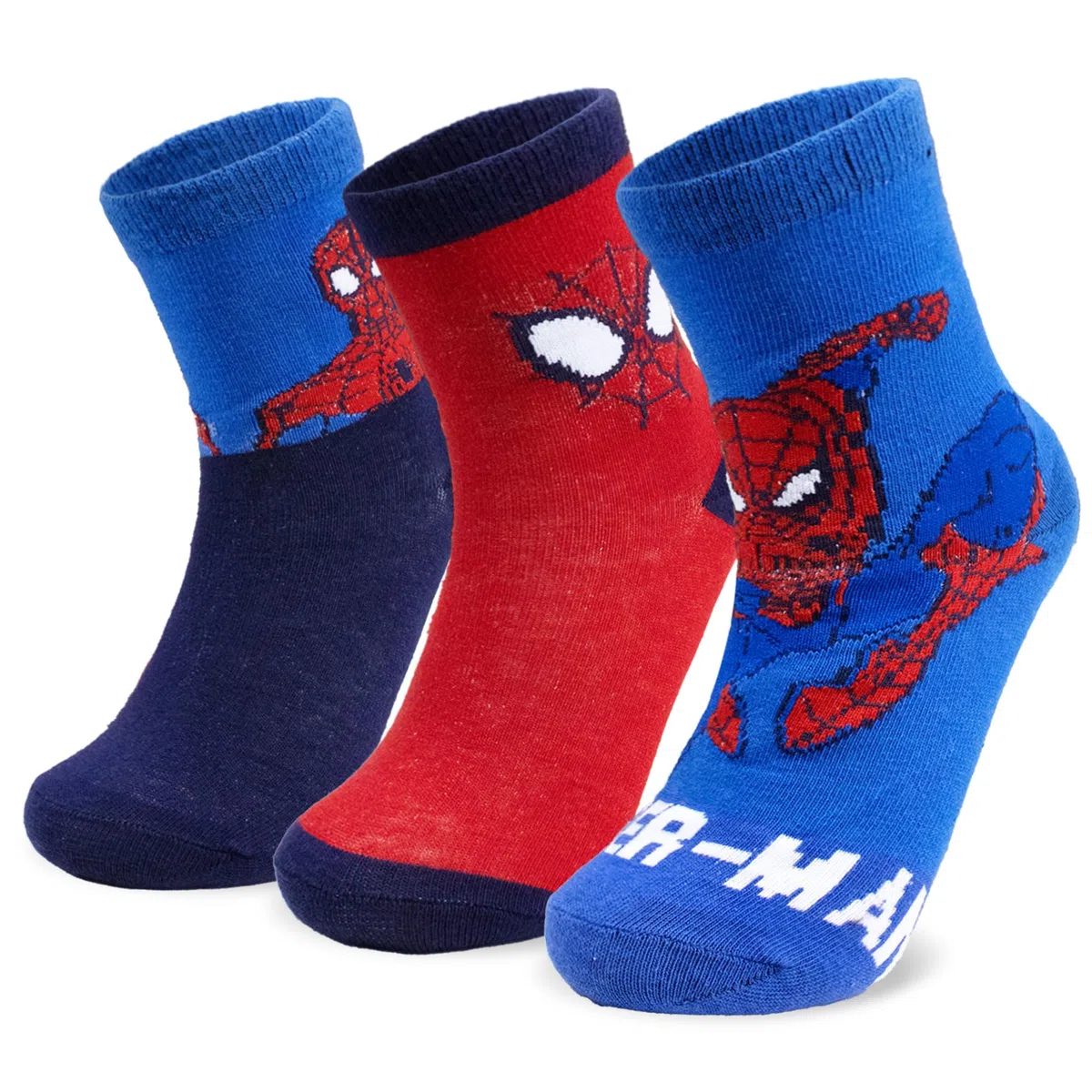 MARVEL Calzini per bambino Spiderman set 3 paia di calze in cotone bimbo 7113
