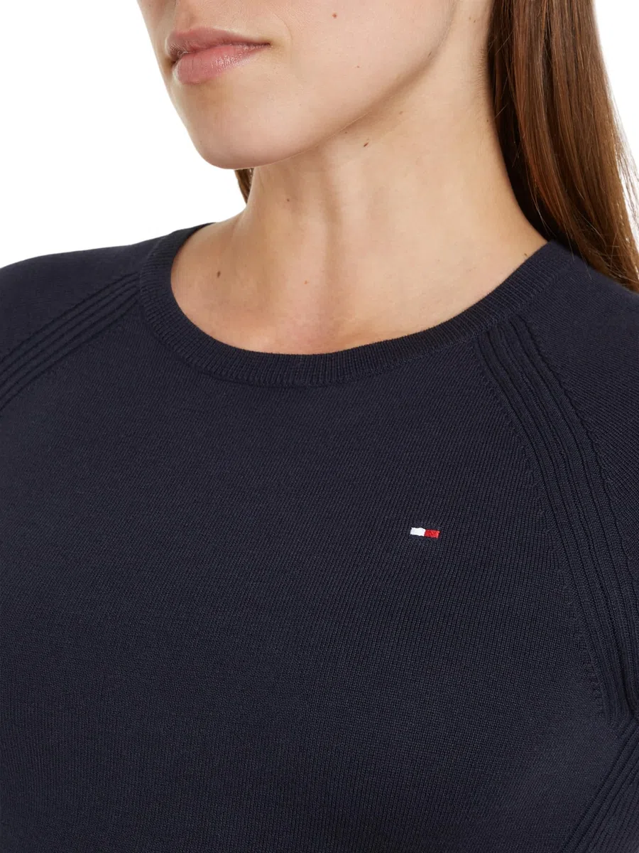 Tommy Hilfiger Abito Donna Midi Dress Maniche Corte