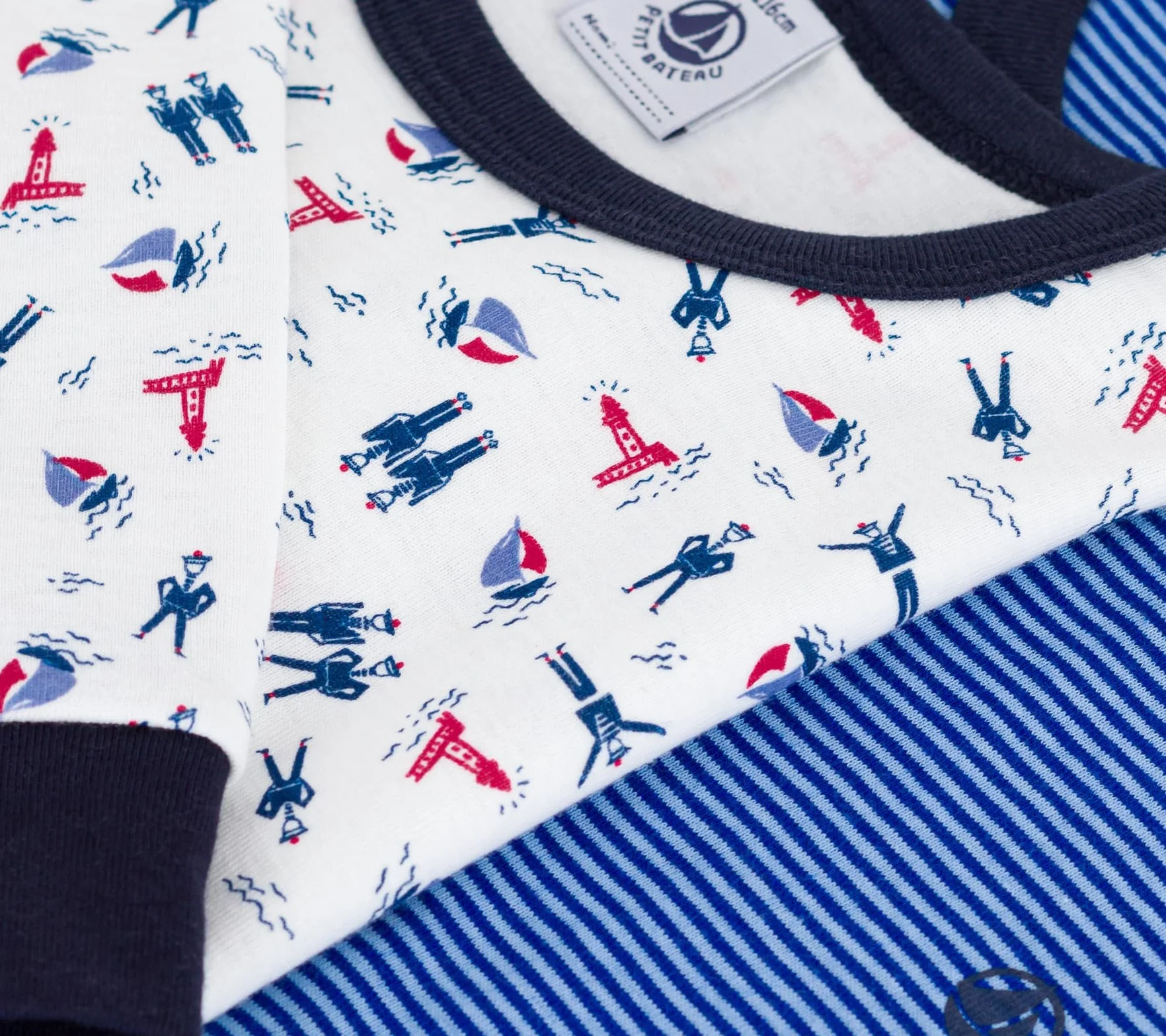Petit Bateau Lot Petitm Abbigliamento Notte Bambini e Ragazzi (Pacco da 2)