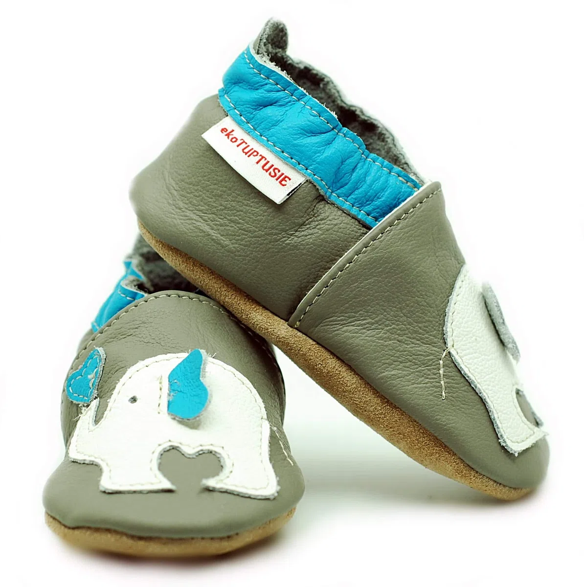 Pantofole in pelle per bambini in pelle morbida