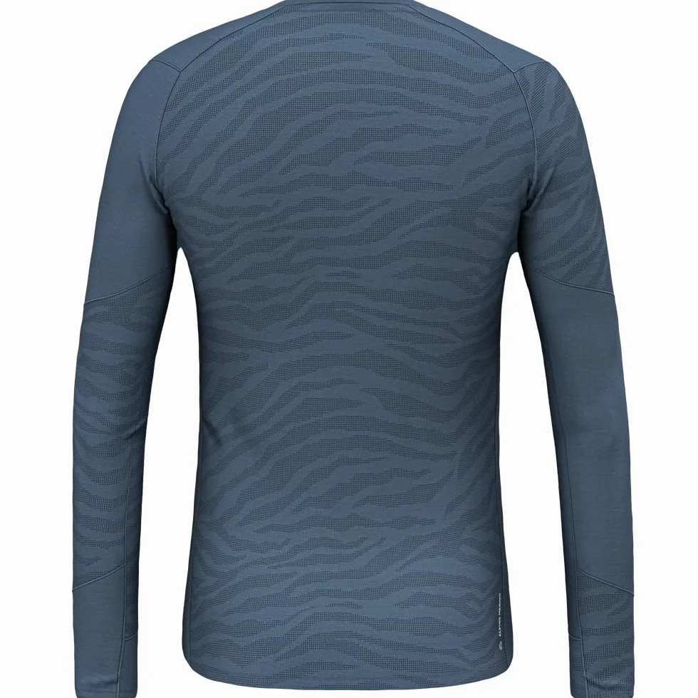 Salewa Cristallo Warm Amr M L/S Tee. Maglia a Maniche Lunghe Uomo (Pacco da 1)