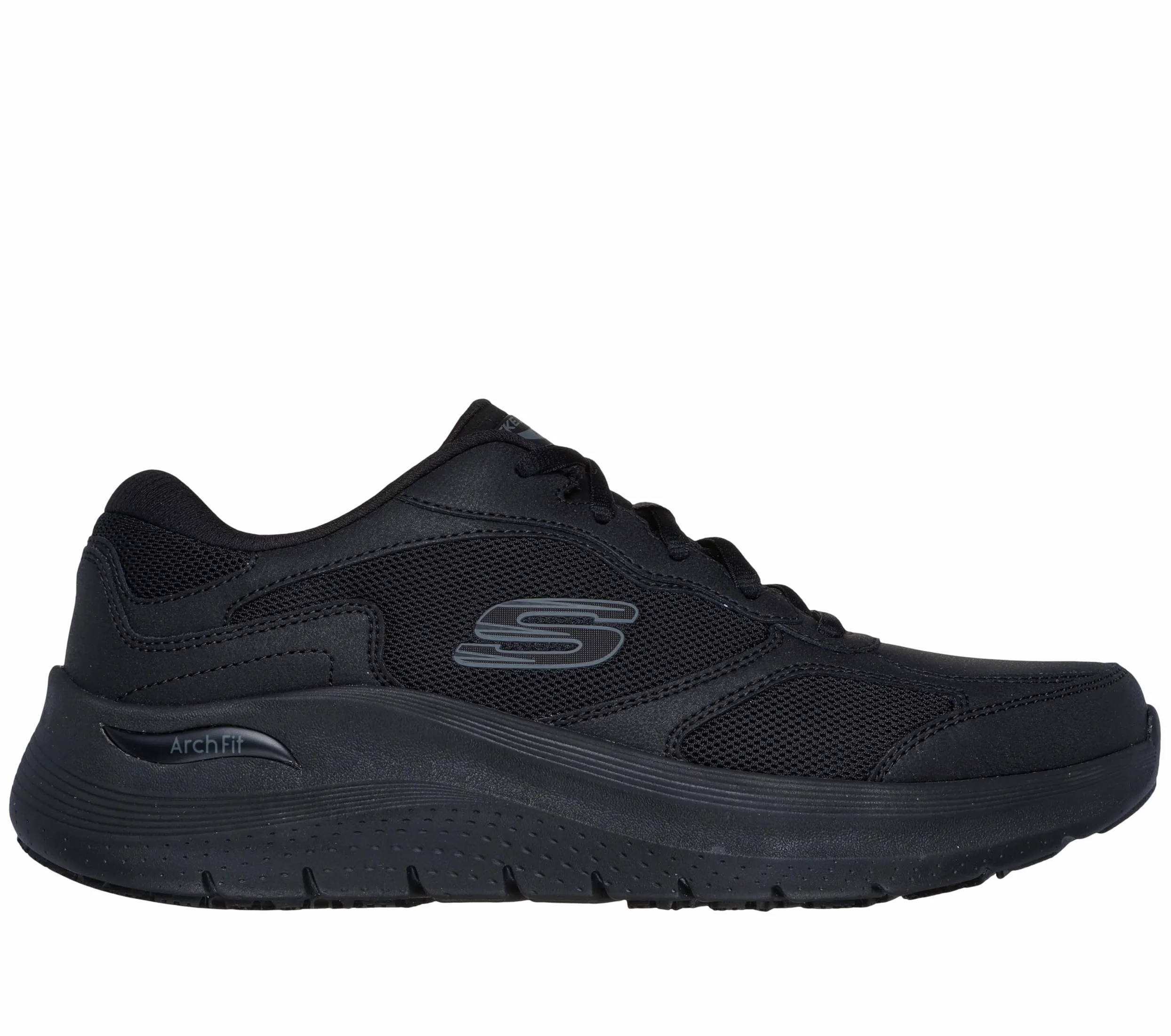 Skechers Work: Arch Fit 2.0 Slip Resistant Lace-up Sneakers for Men, Scarpe Food Service Uomo
