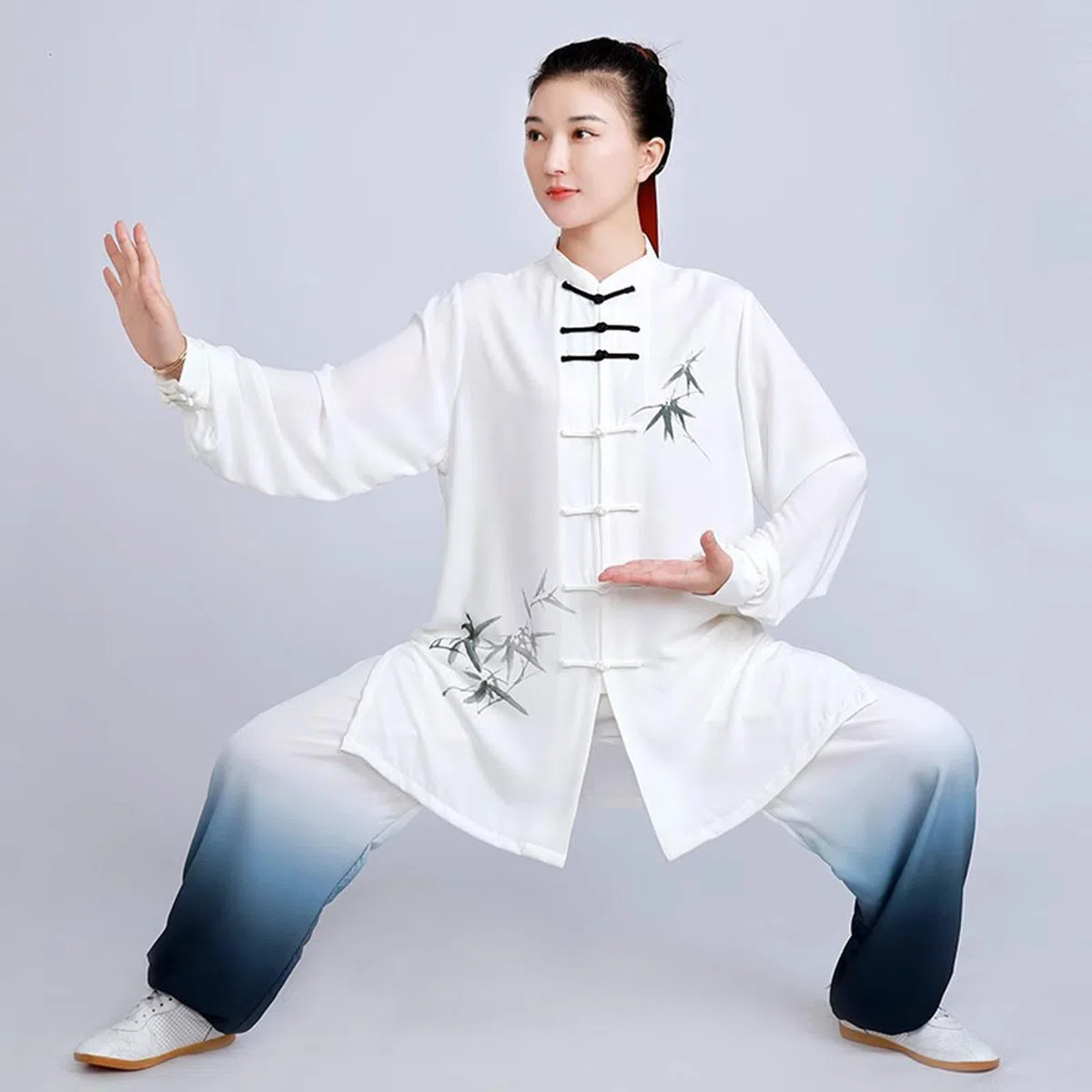 Tuta da Donna per Arti Marziali,Uniforme da Tai Chi in Cotone e Lino,Unisex Kung Fu e Arti Marziali Uniforme,Abbigliamento per Meditazione e Qigong,Largo E Comodo,per Esercizi Mattutini