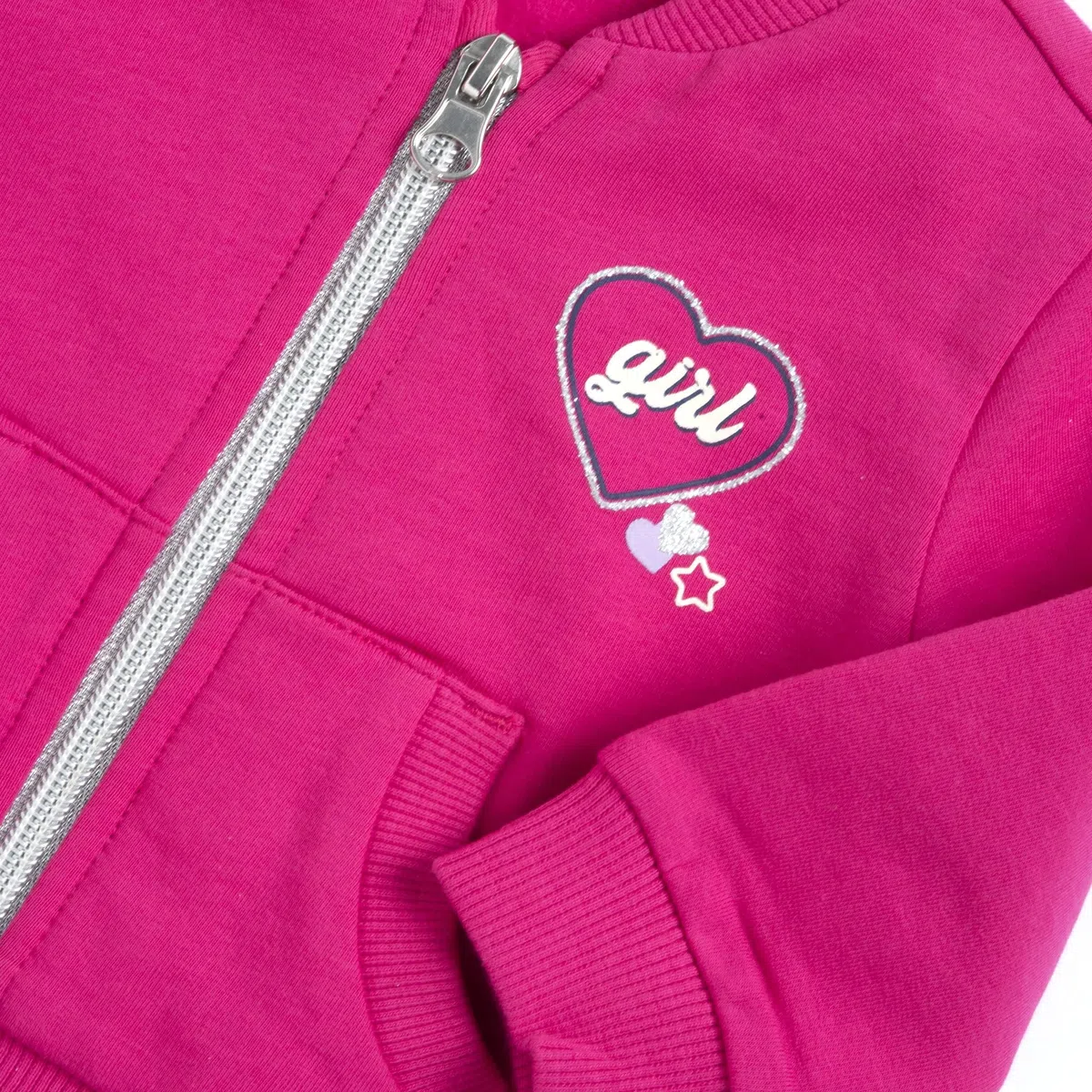 Chicco, Felpa Neonata, con Pratica Chiusura a Zip, Comoda e alla Moda, in Morbido Tessuto, Lavabile in Lavatrice, Abbigliamento Bambina e Ragazza, Designed in Italy